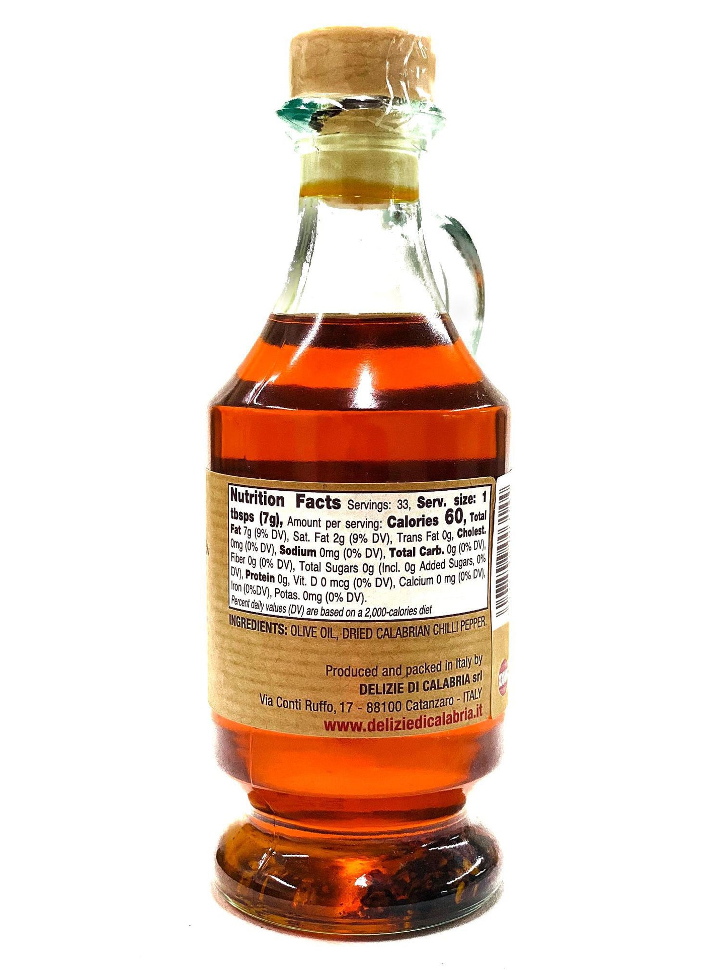 Delizie di Calabria Calabrian Chile Pepper Infused Olive Oil, 8.45 fl oz