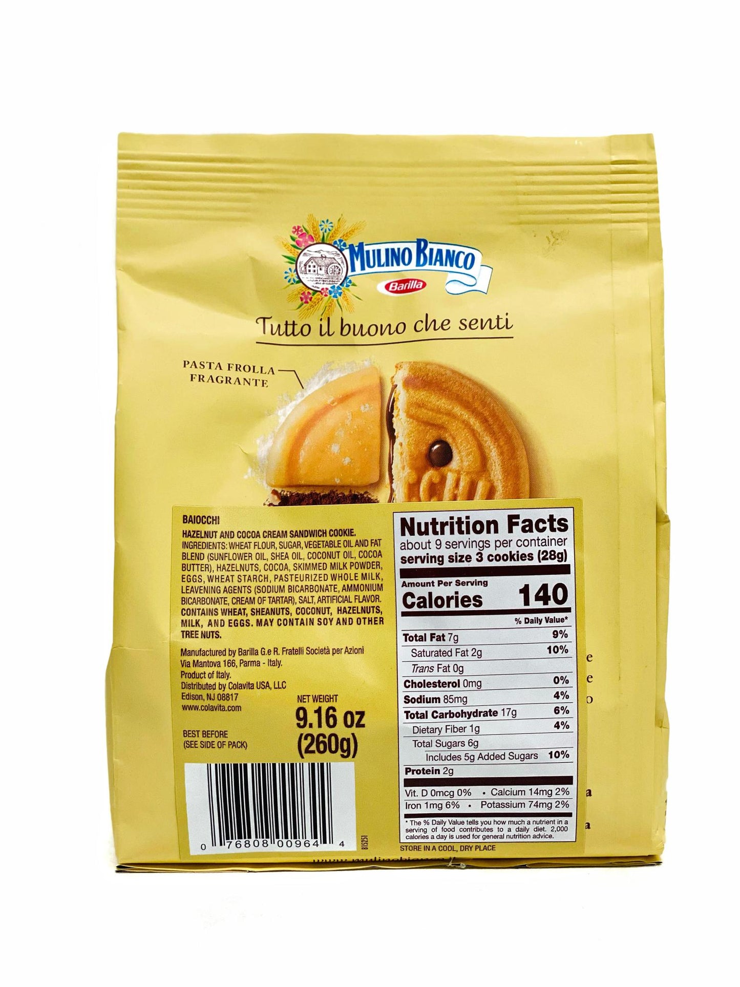 Mulino Bianco Baiocchi, 9.17 oz