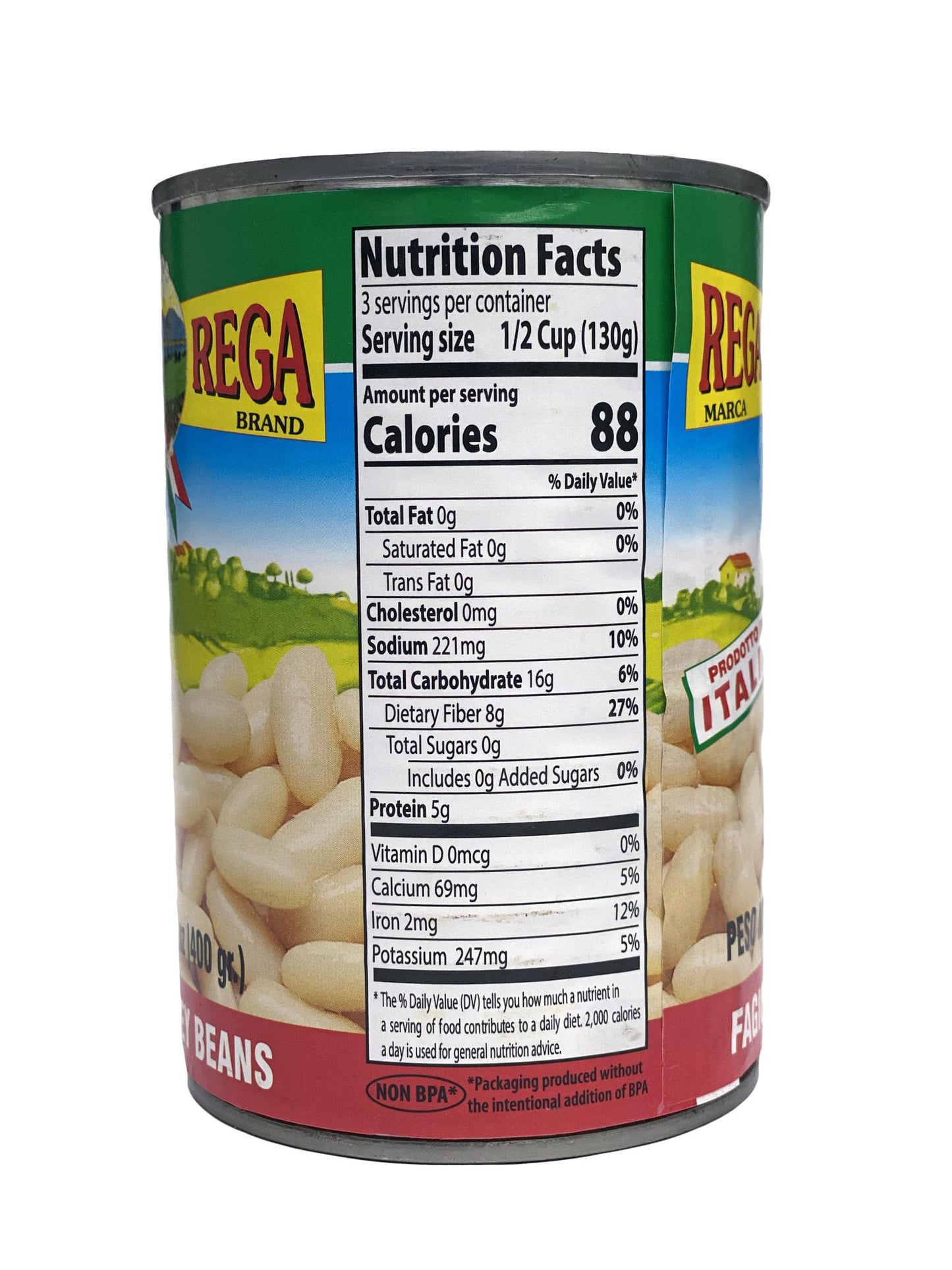 Rega Cannellini Beans, 14 oz