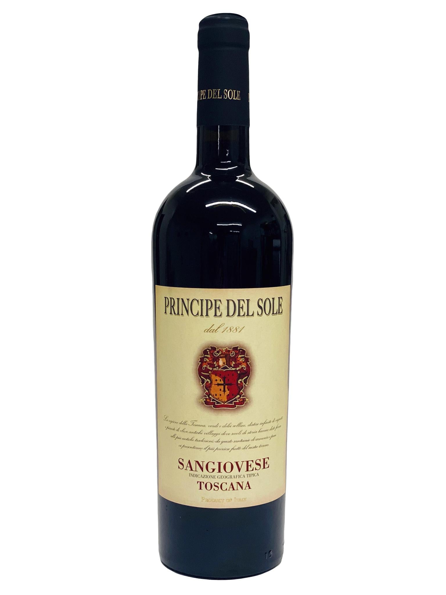 Principe Del Sole Toscana Sangiovese 2017, 750mL – Assenti's Pasta