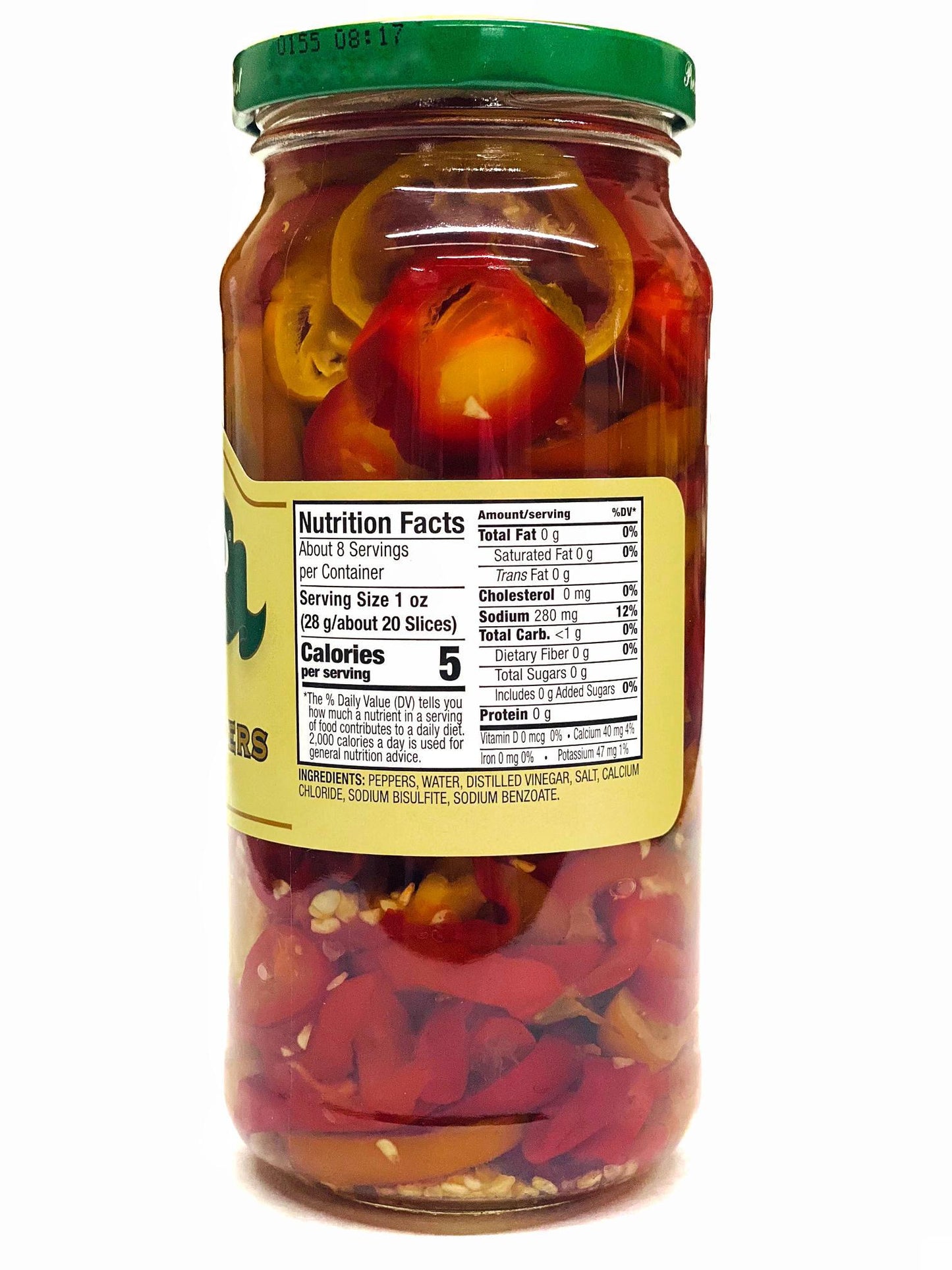 Giuliano Hot Sliced Cherry Peppers, 16 fl oz