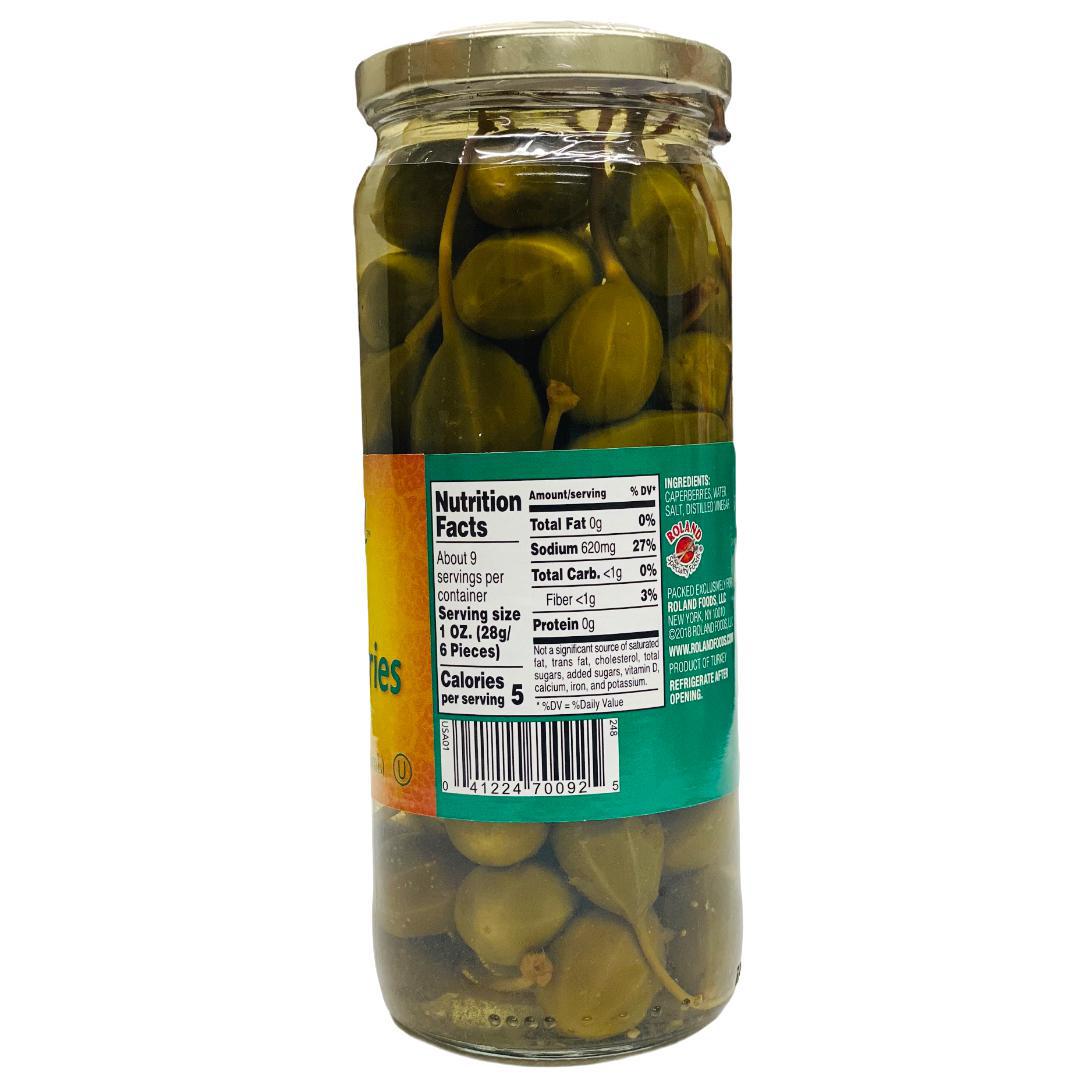 Roland Wild Caperberries, 15.75 fl oz