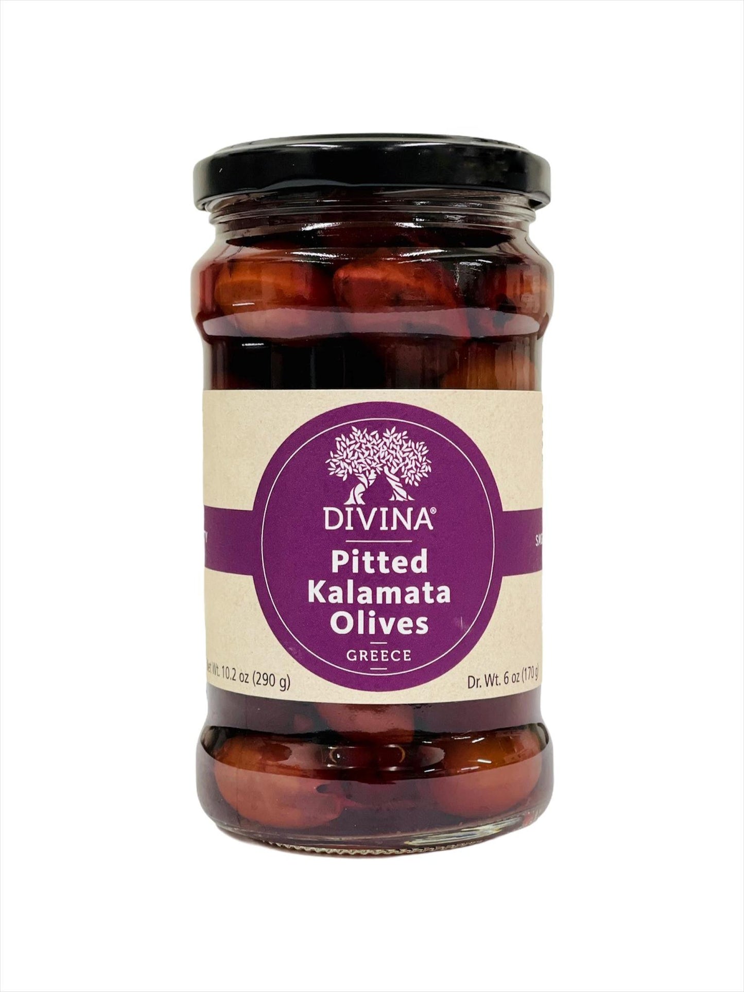 Divina Pitted Kalamata Olives, 6 oz