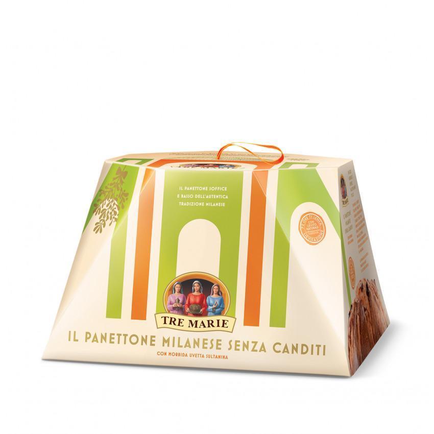 Tre Marie Panettone With Raisins, 2 lb (3.3 oz) – Assenti's Pasta