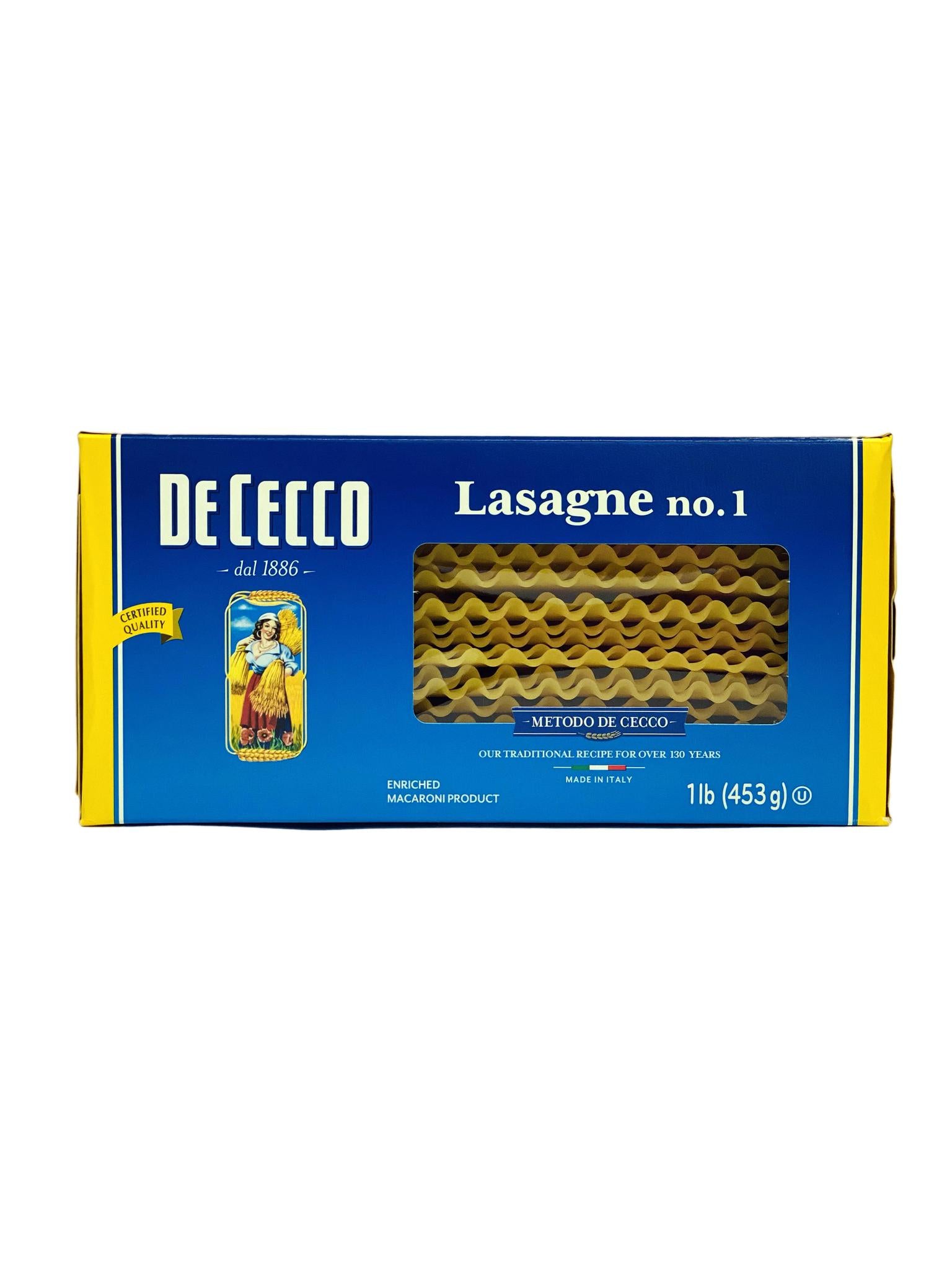 De Cecco Lasagne No 112 all'uovo 500g - Ardkeen Quality Food Store