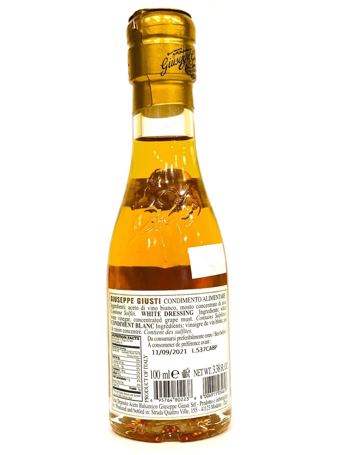 Giuseppe Giusti White Balsamic, 3.38 fl oz