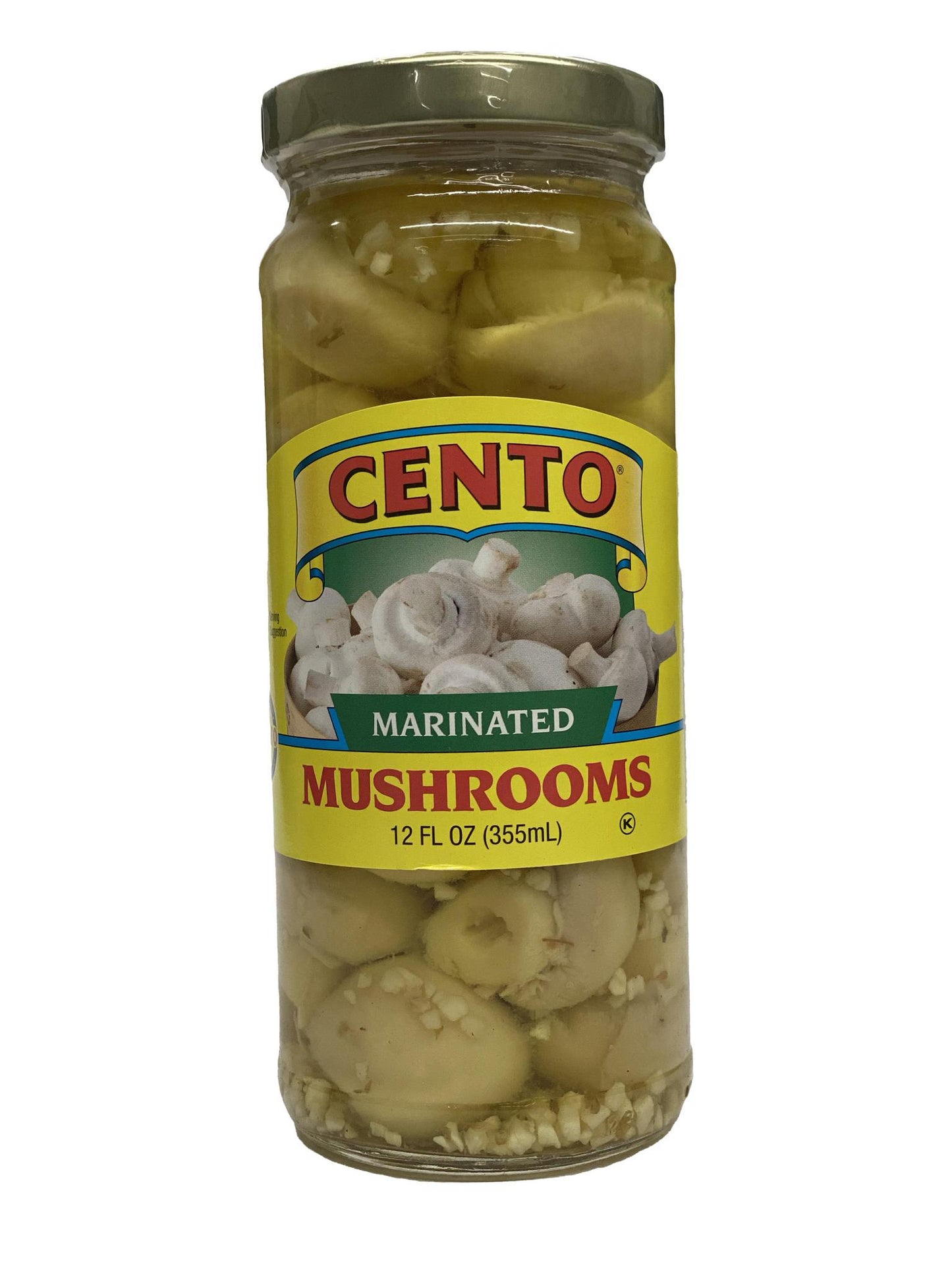 Cento Marinated Mushrooms, 12 fl oz