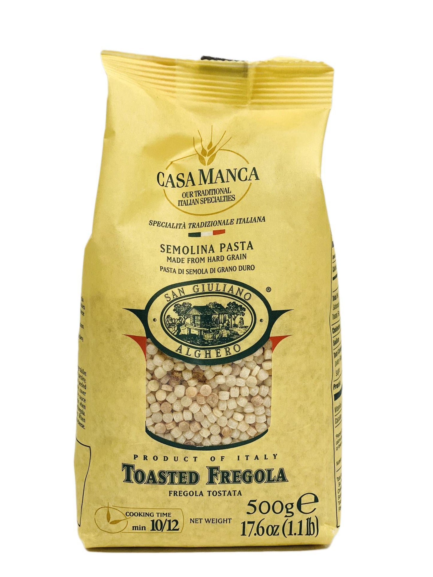 San Giuliano Toasted Fregola, 17.6 oz