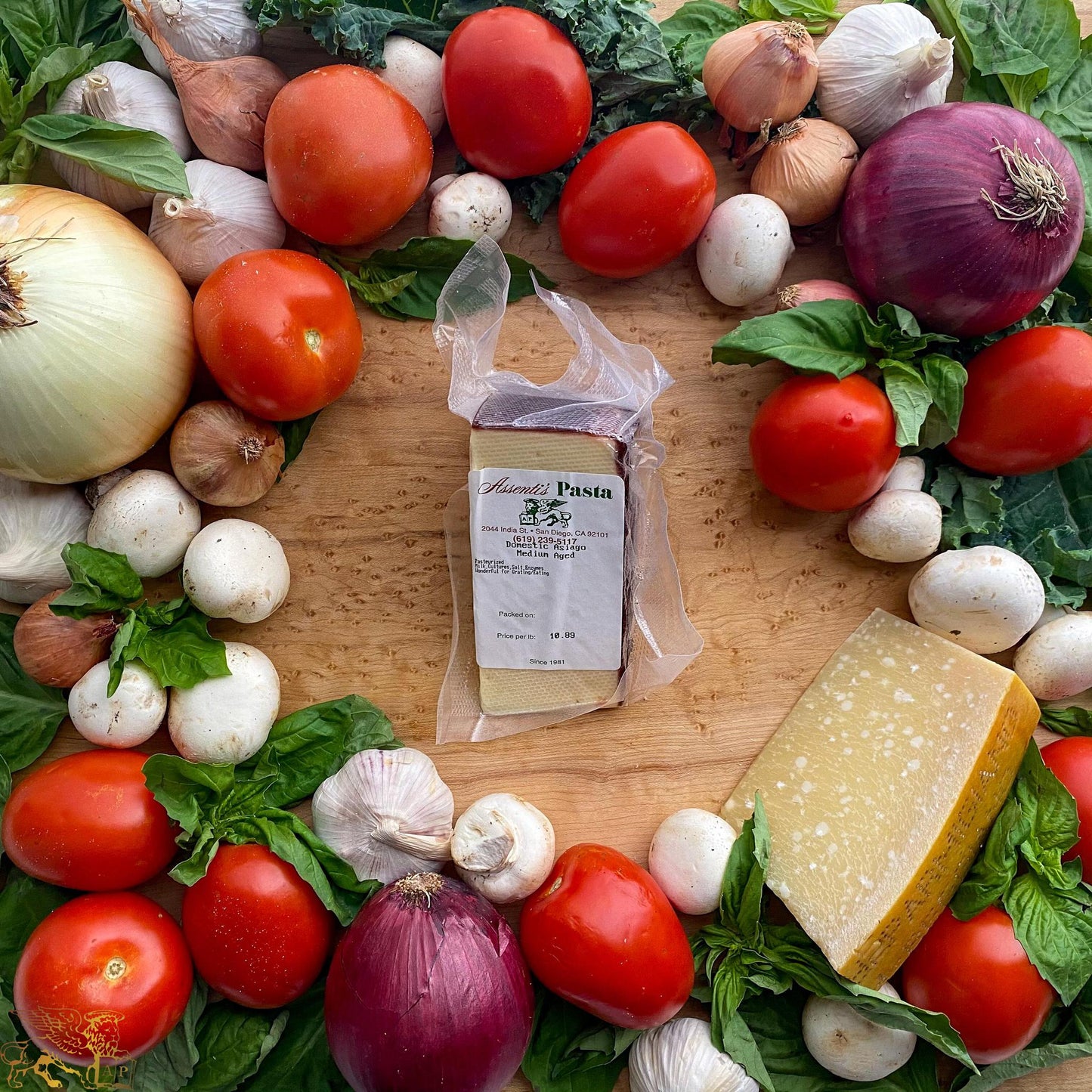 In Store Only – Domestic Asiago Medium Aged