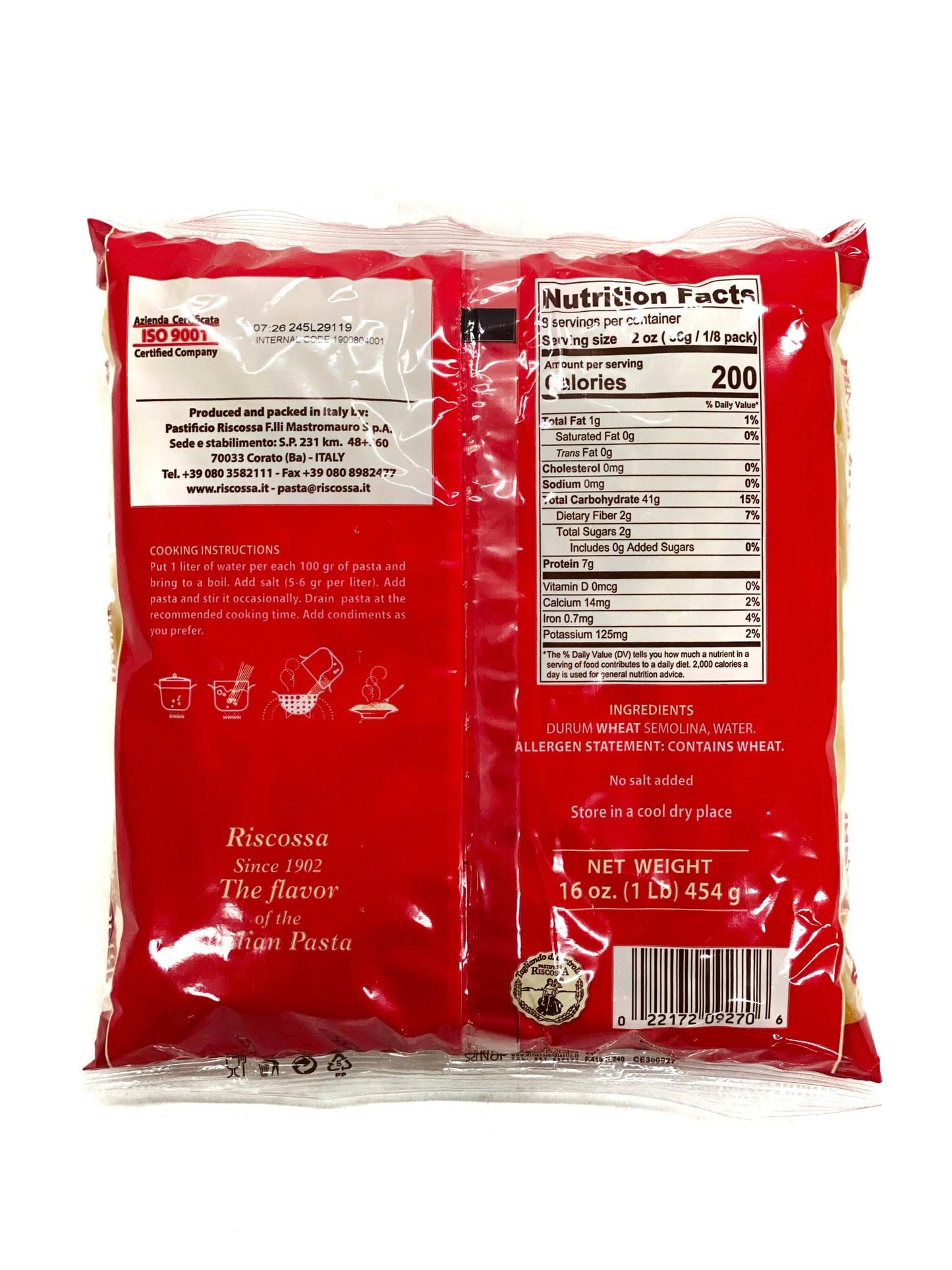 Riscossa Penne Zite N° 26, 1lb