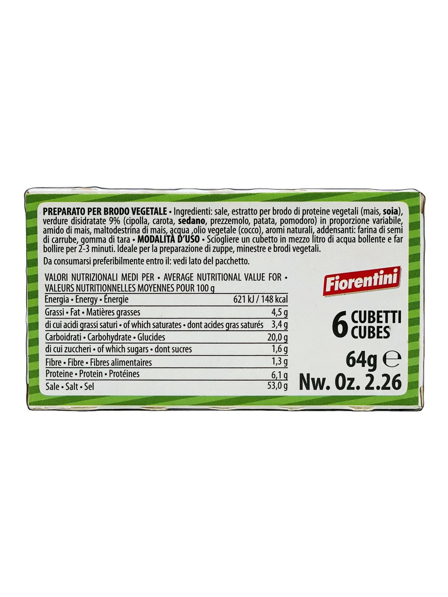 Fiorentini Brodo Vegetable Cubes, 6 count