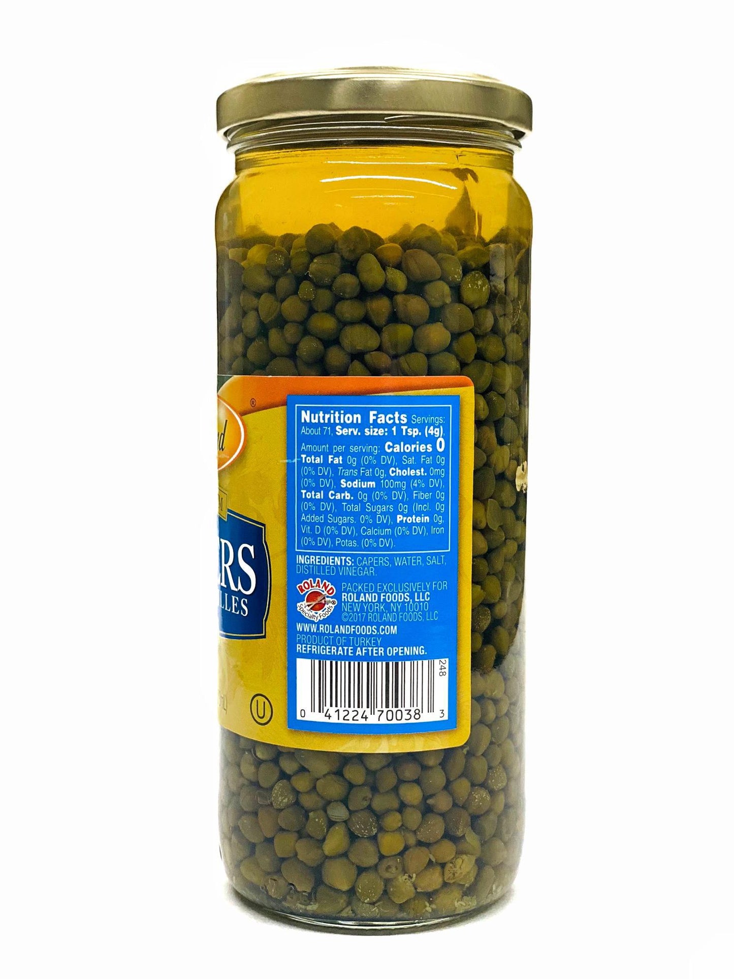 Roland Nonpareille Capers, 16 fl oz