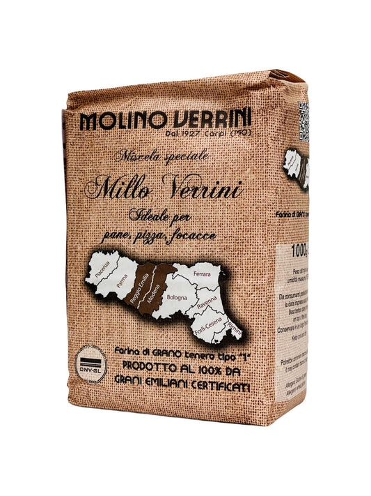 Molino Verrini 100% Italian Wheat Flour Type “1”, 2.2 lb