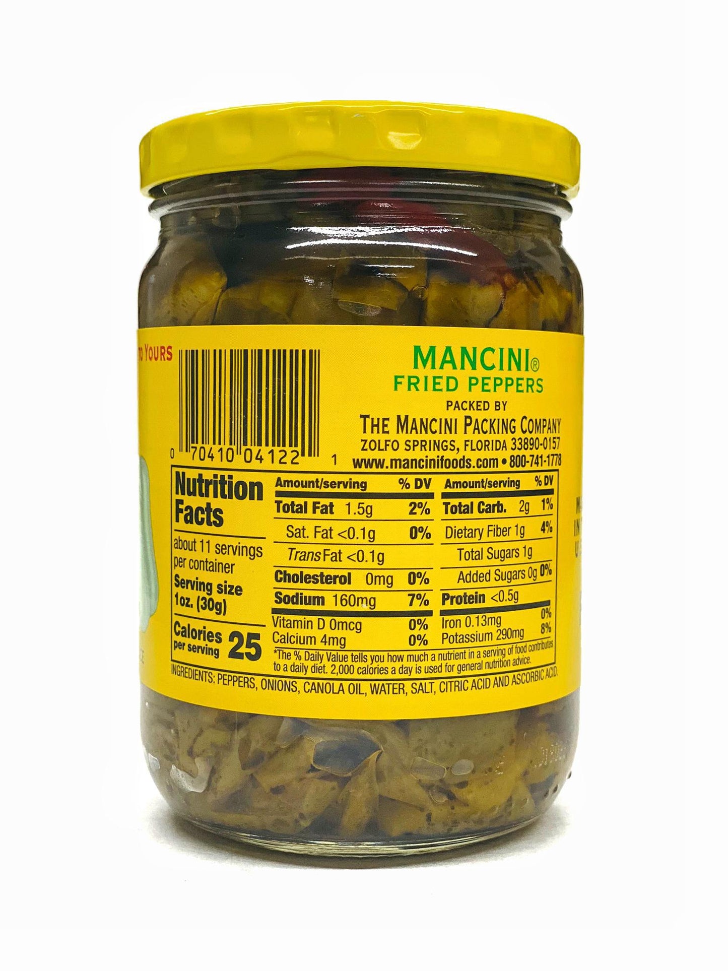 Mancini Fried Peppers, 12 oz