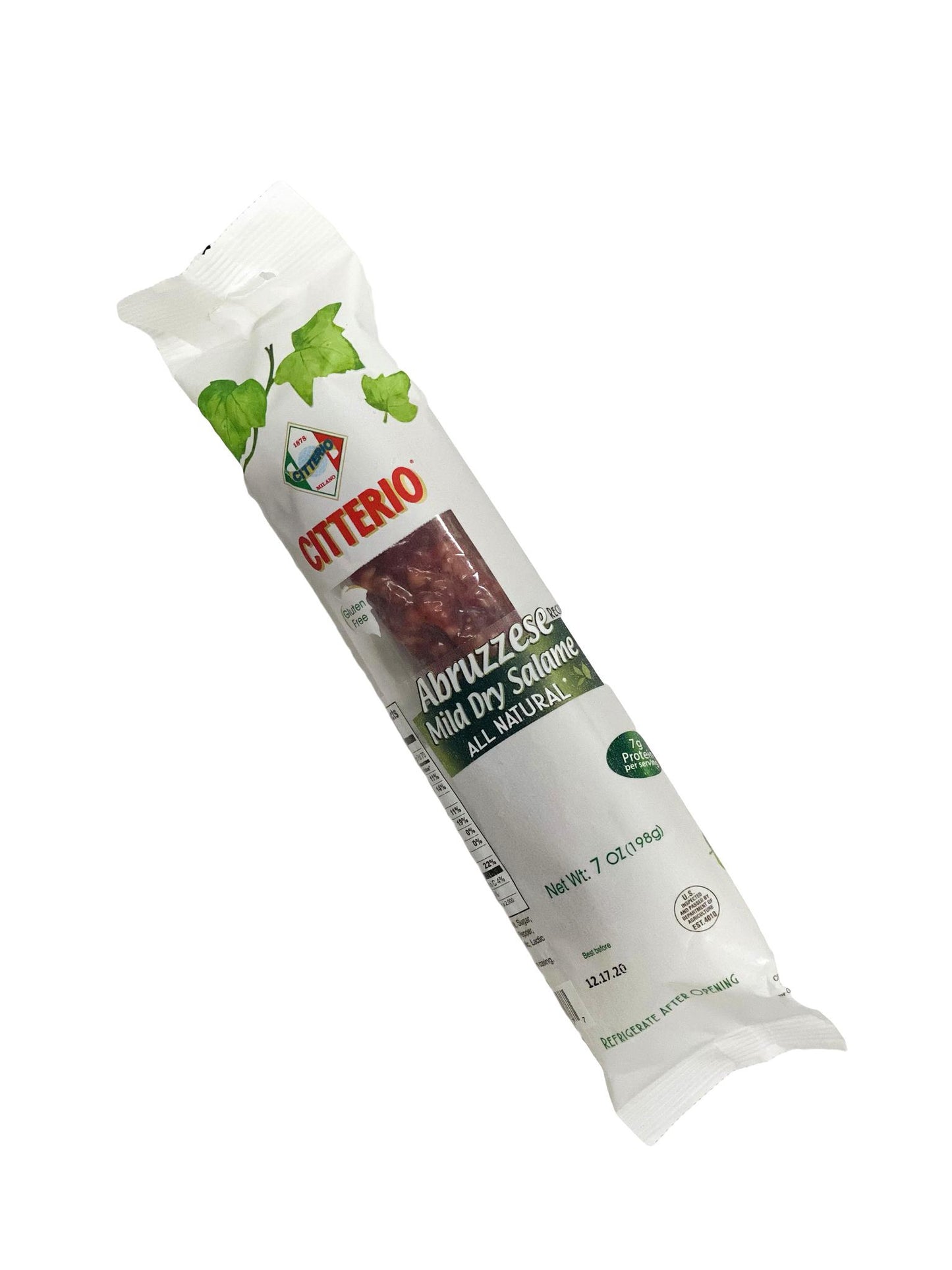 Citterio Abruzzese Salami, 7 oz