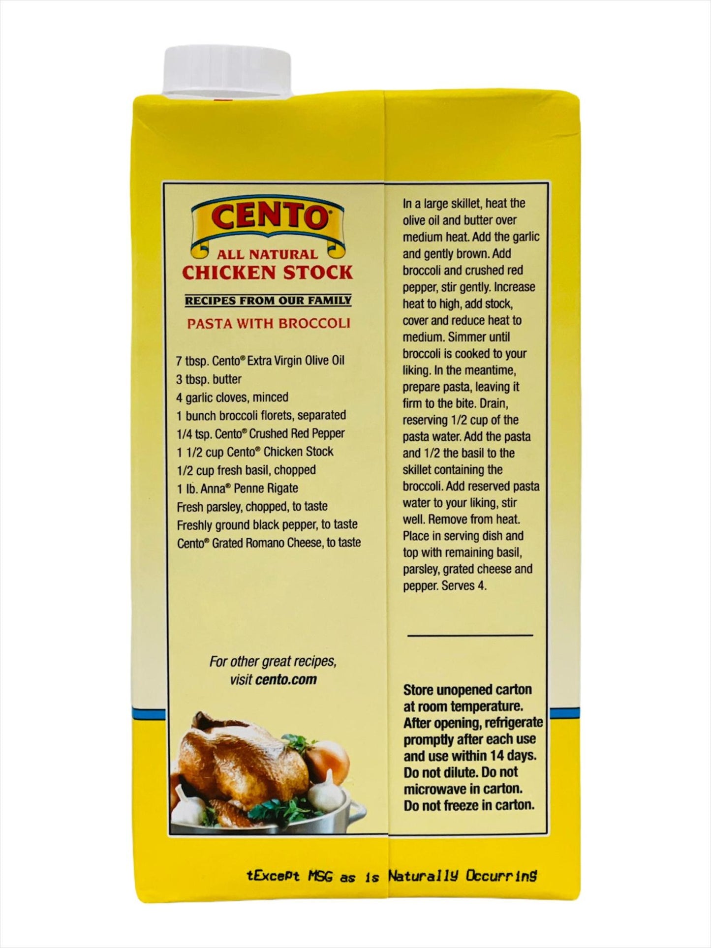 Cento Chicken Stock, 32 fl oz