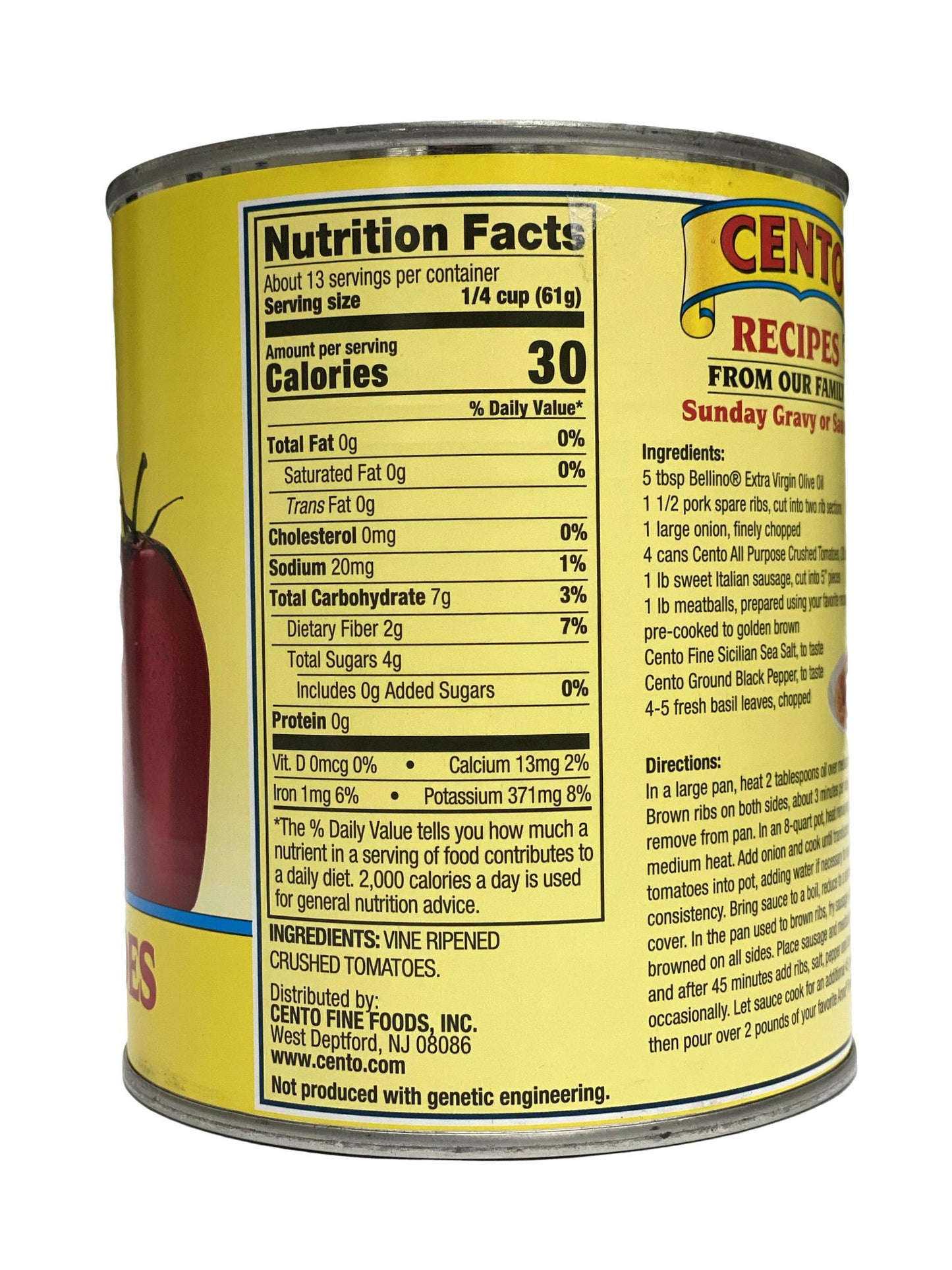 Cento Crushed Tomatoes, 28 oz