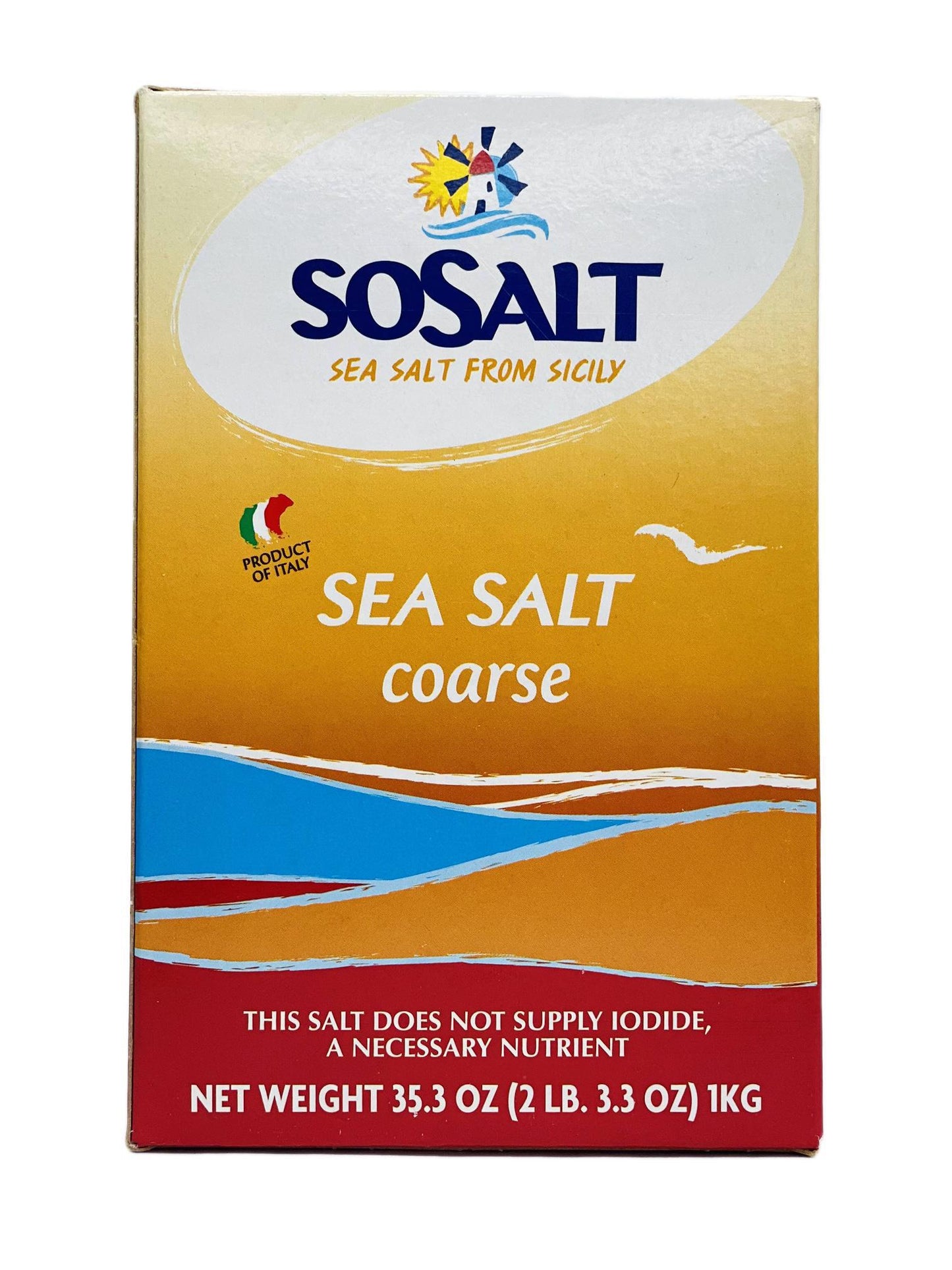 SoSalt Coarse Sea Salt, 35.3 oz