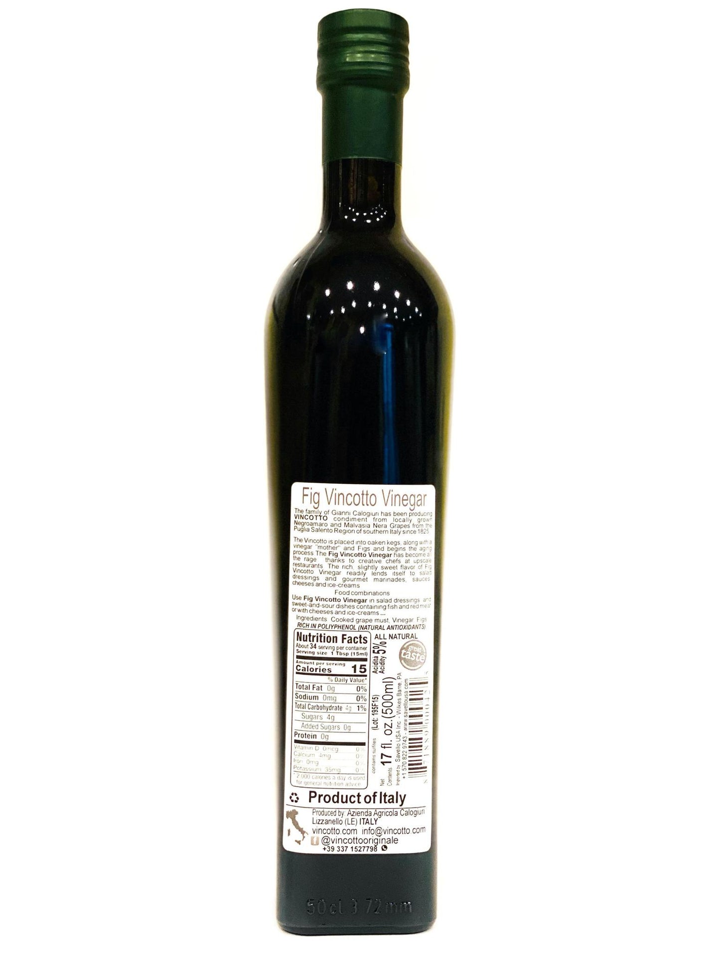 Fig Vincotto Balsamic Vinegar, 17 fl oz