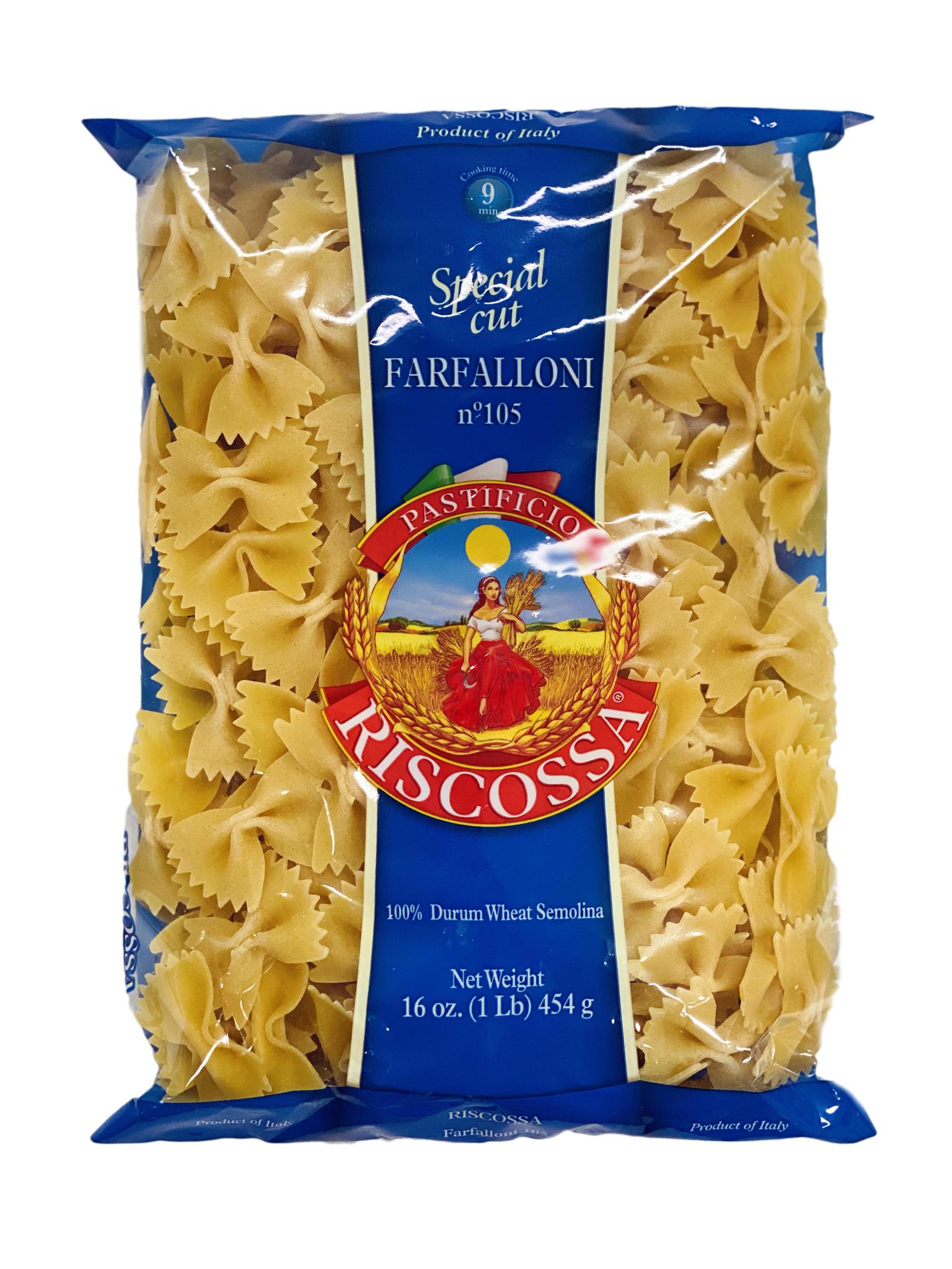 Riscossa Farfalloni N° 105, 1lb – Assenti's Pasta