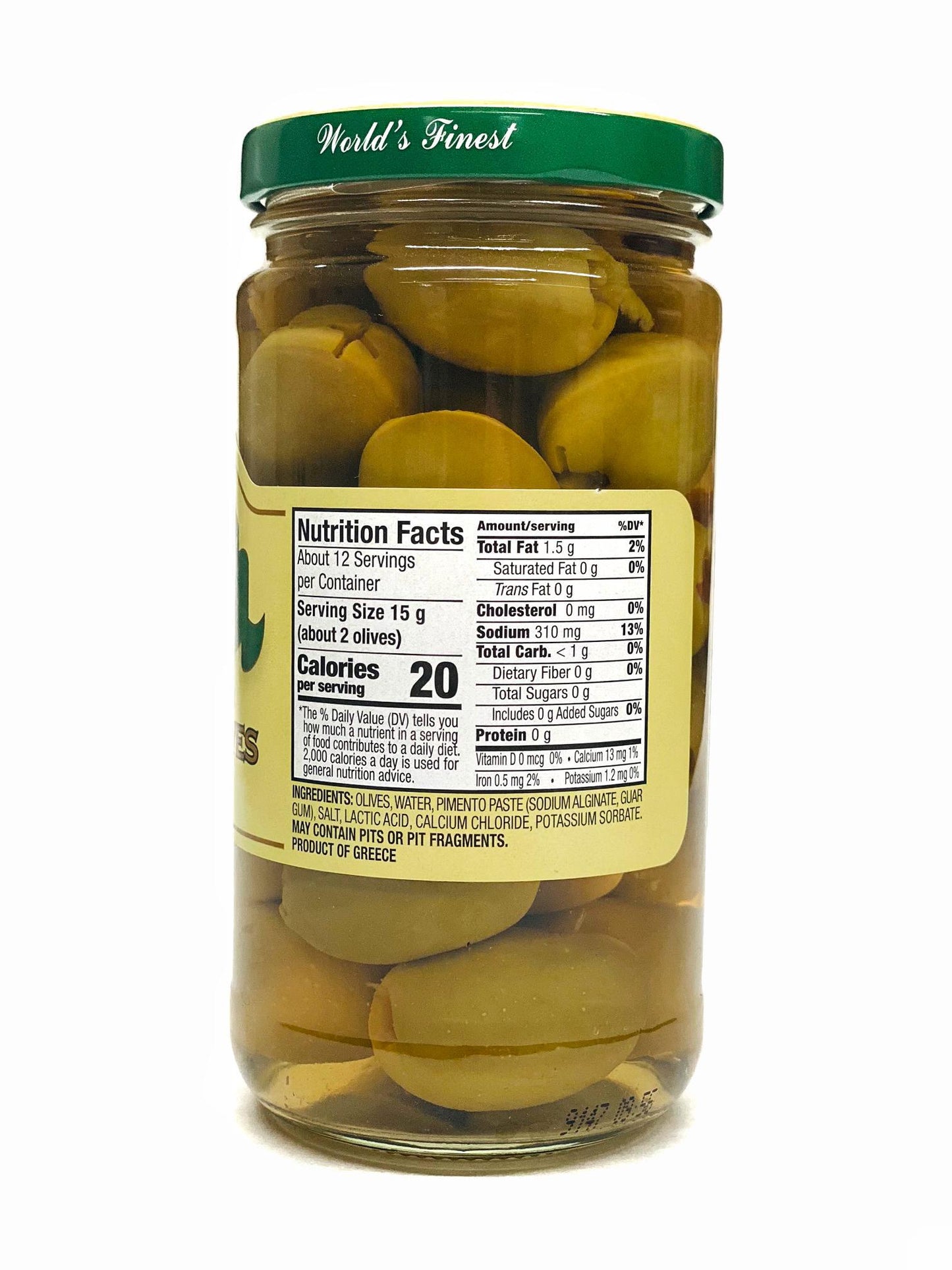 Giuliano Martini Pimento Stuffed Olives, 7 oz