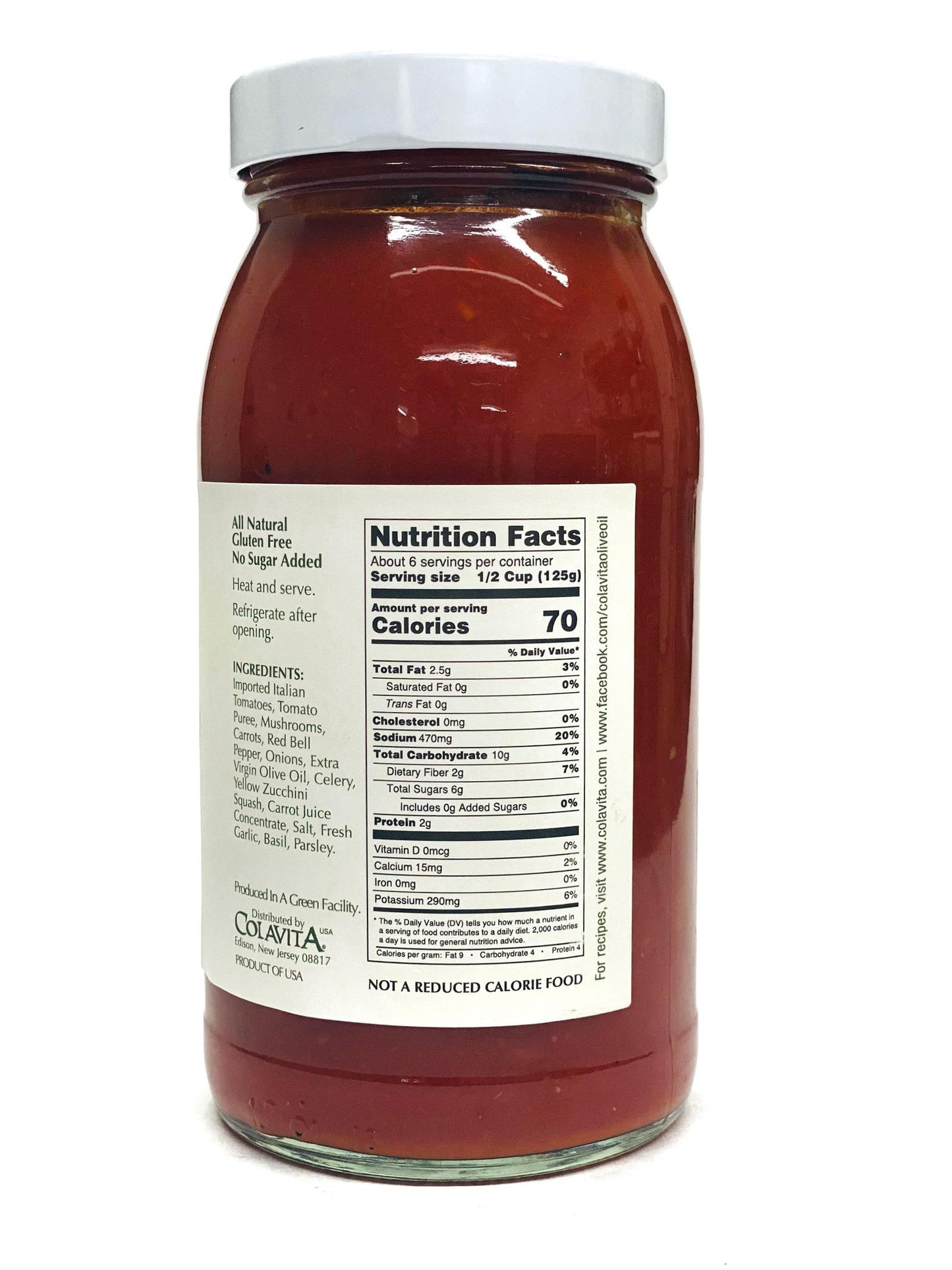Colavita Italian Garden Sauce, 25 oz
