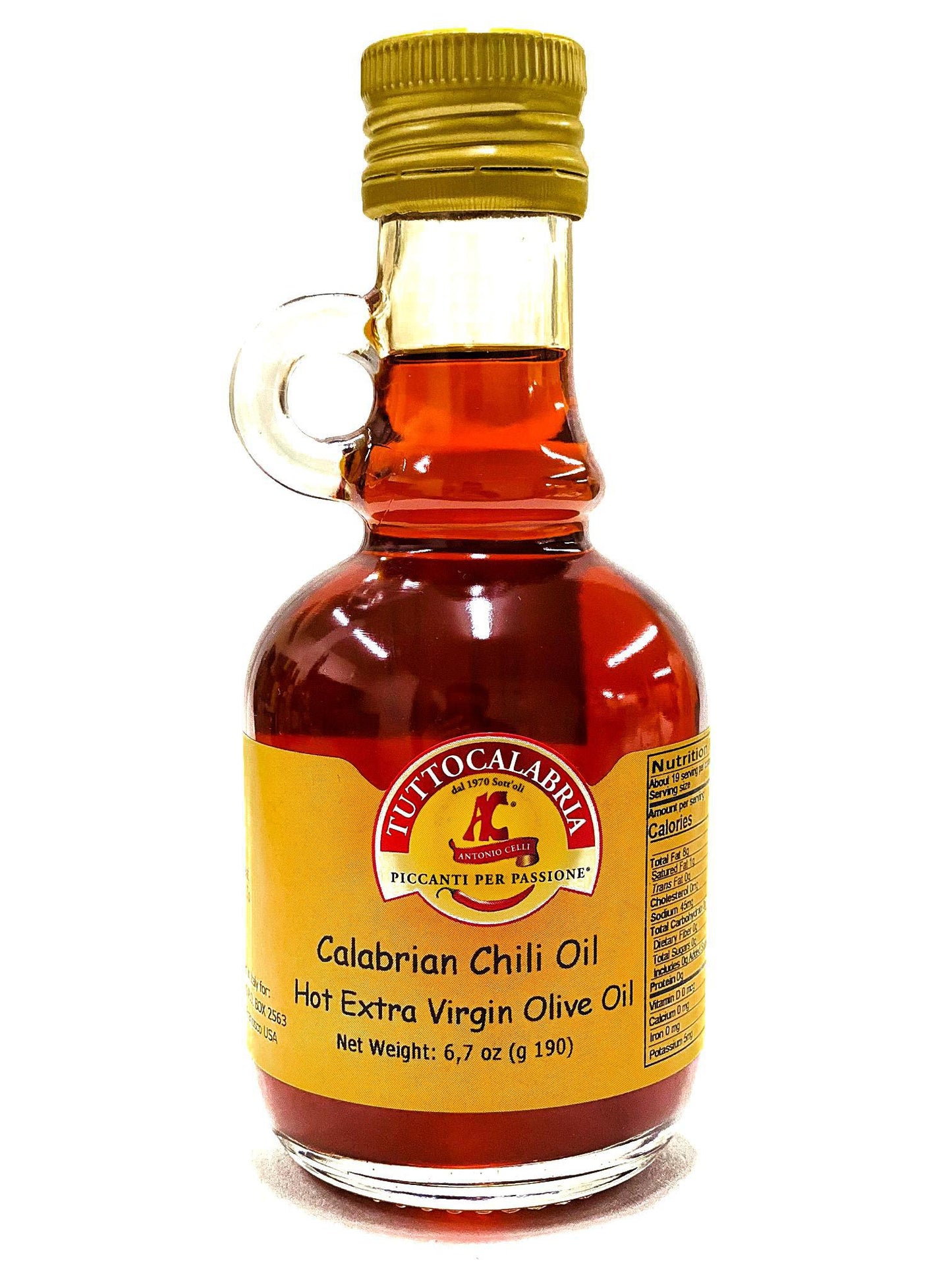 Tutto Calabria Calabrian Chili Oil, 6.7 oz