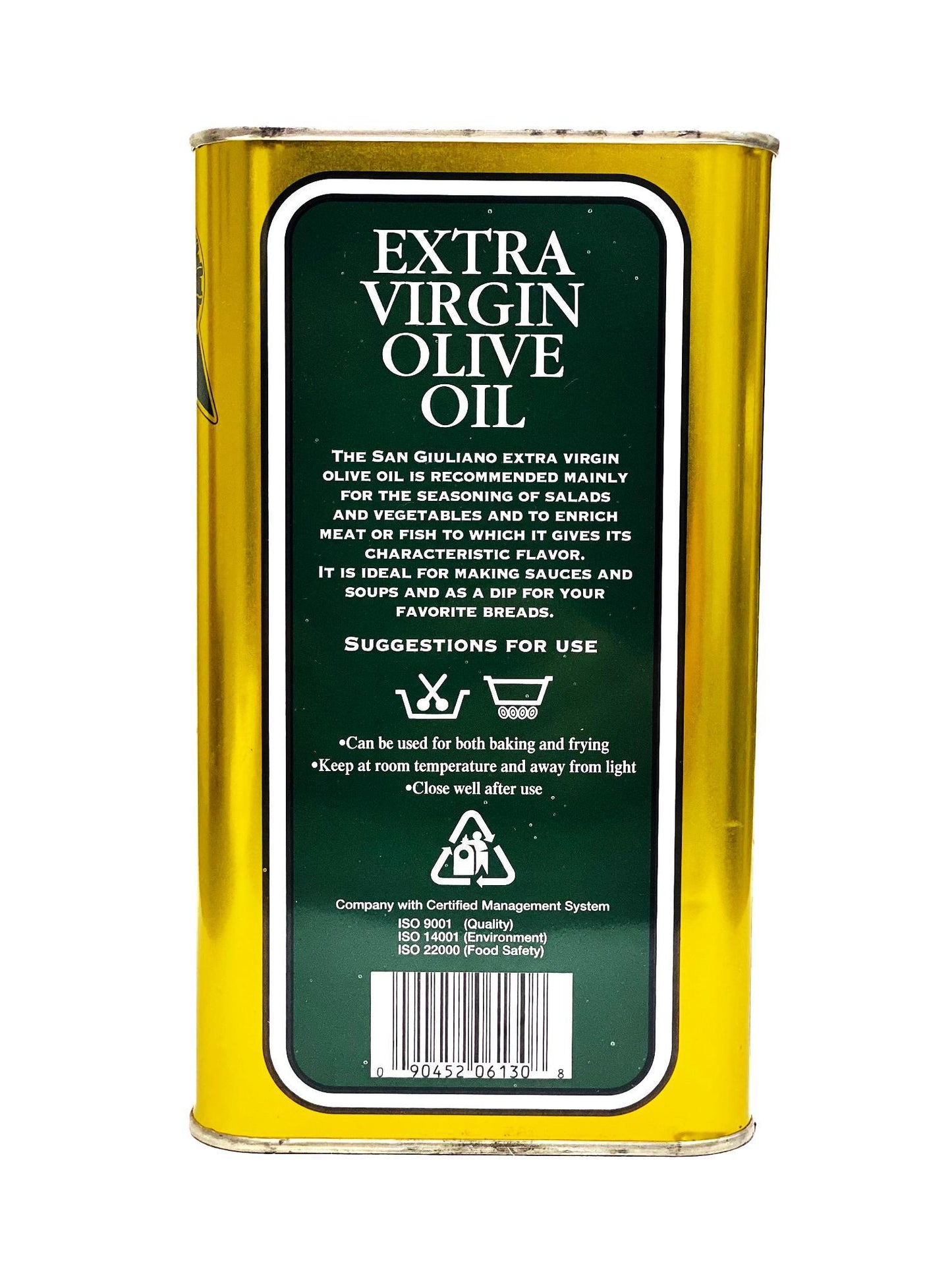 San Giuliano Alghero Extra Virgin Olive Oil, 3L