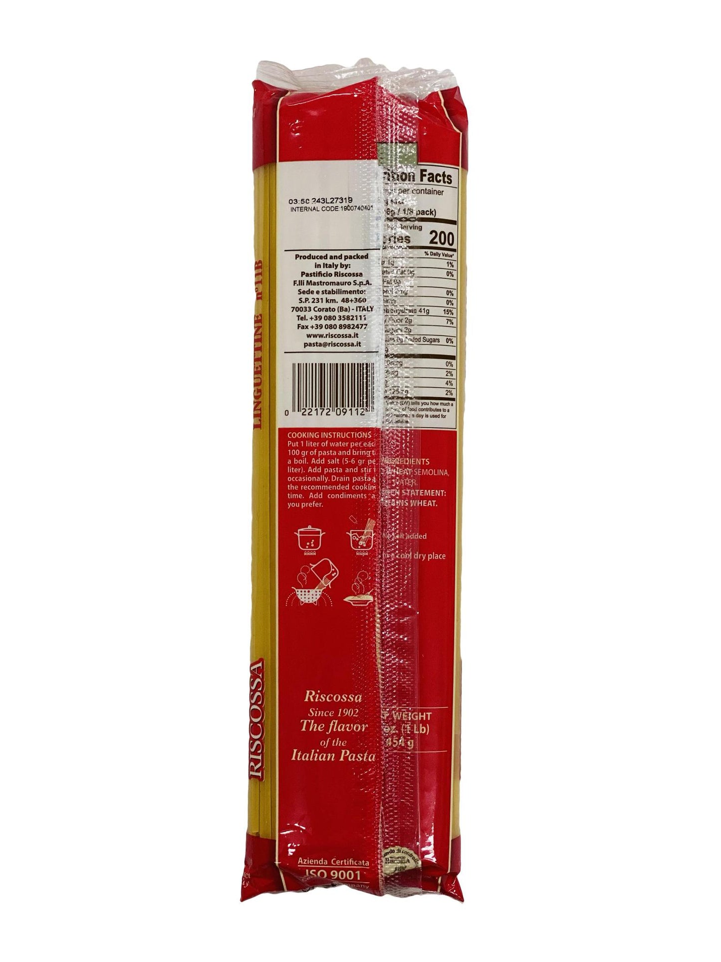 Riscossa Spaghettini N° 1B, 1 lb