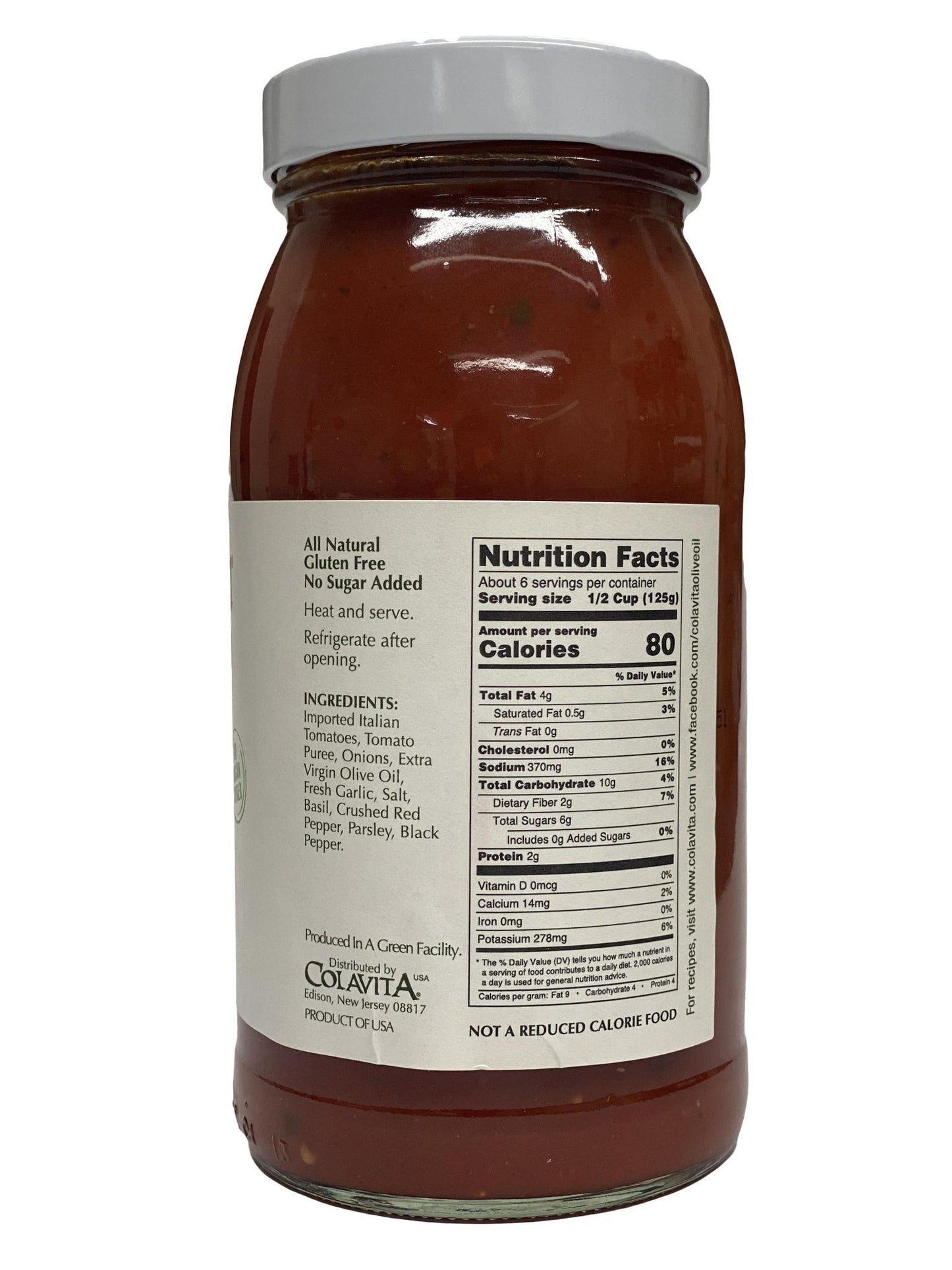 Colavita Spicy Marinara Sauce, 25 oz