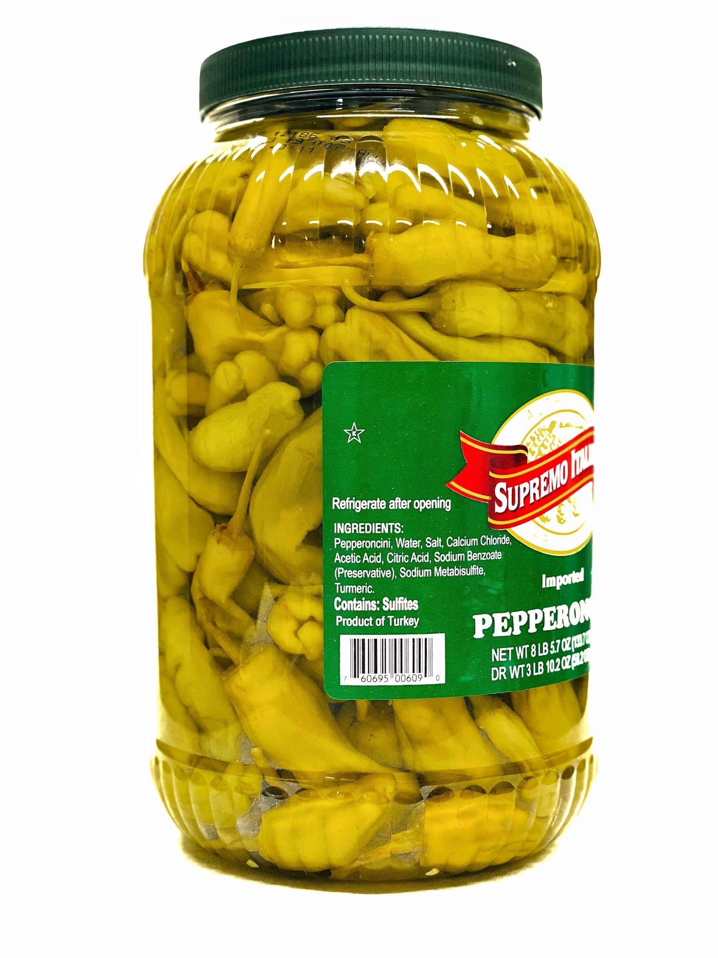 Supremo Italiano Peperoncini, 133.7 oz