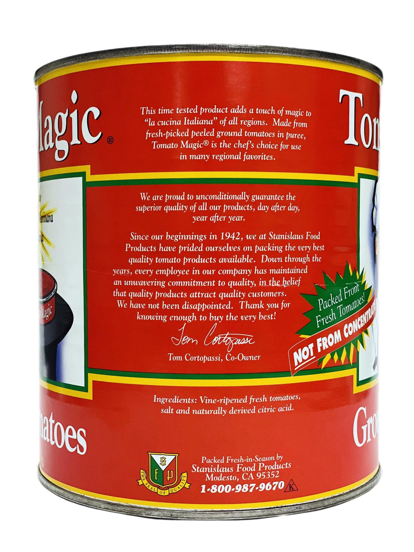 Tomato magic Ground Peeled Tomatoes, 6 lb 10 oz