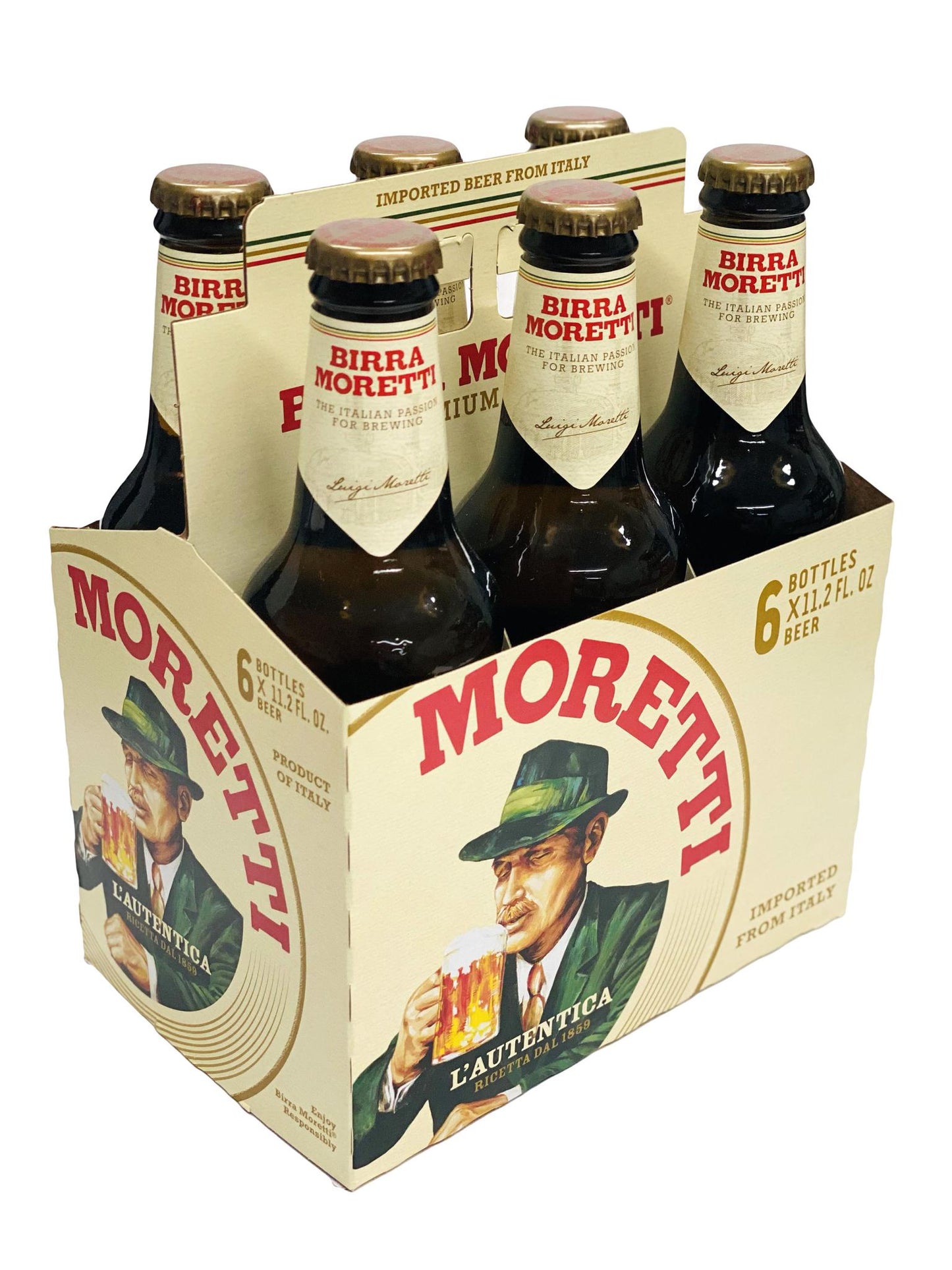 Birra Moretti L' Autentica Lager, 6-pack