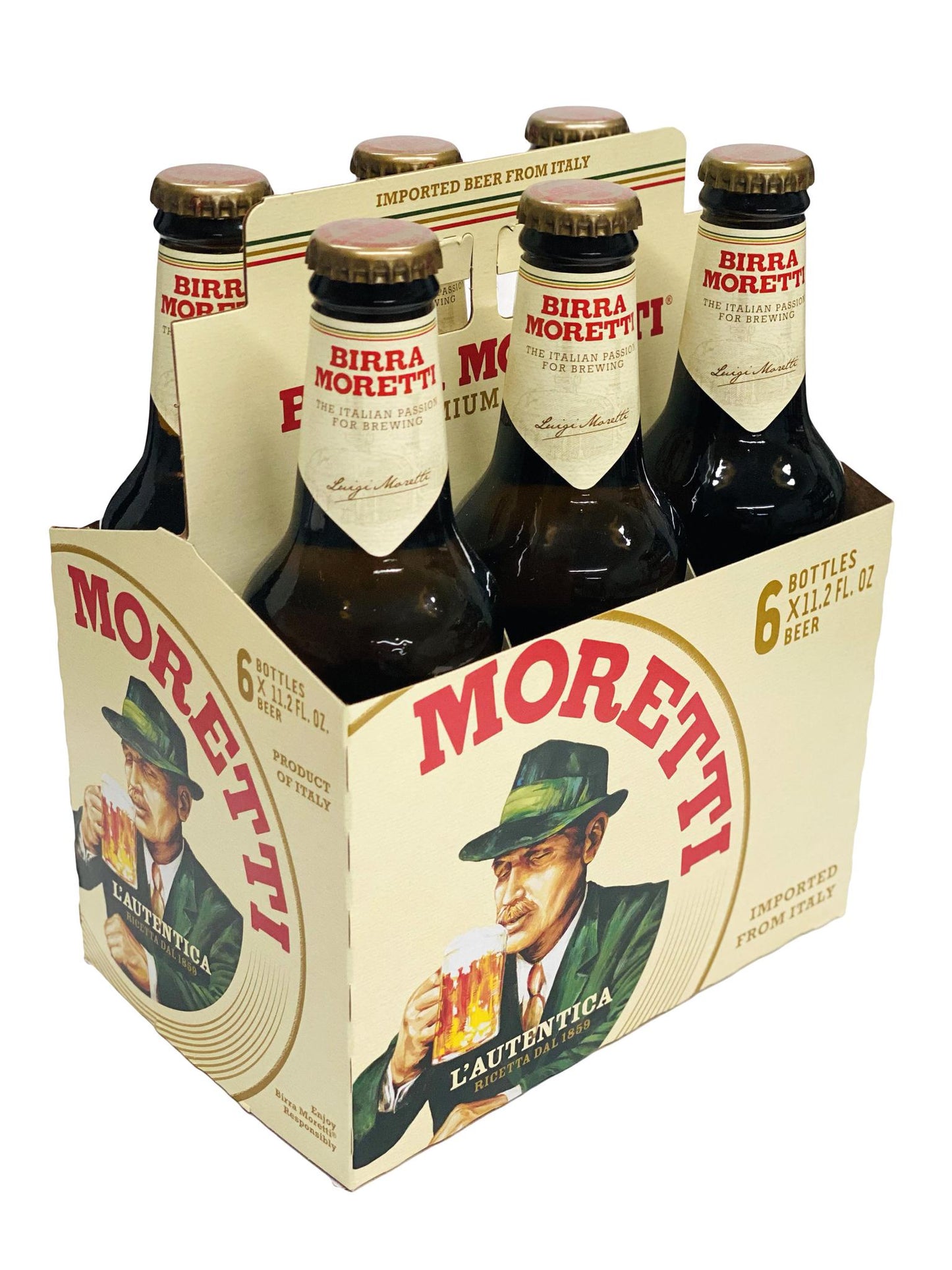 Birra Moretti L' Autentica Lager,  6-pack