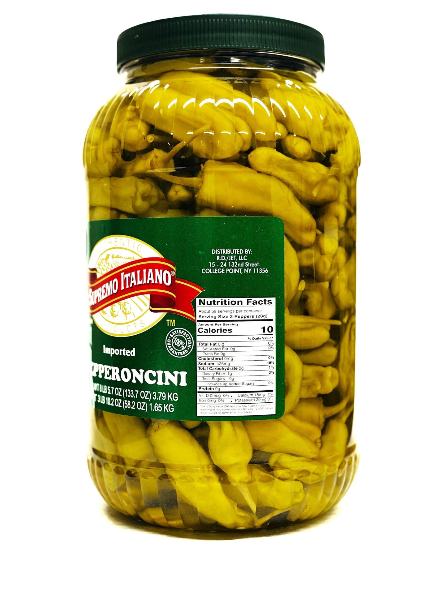 Supremo Italiano Peperoncini, 133.7 oz