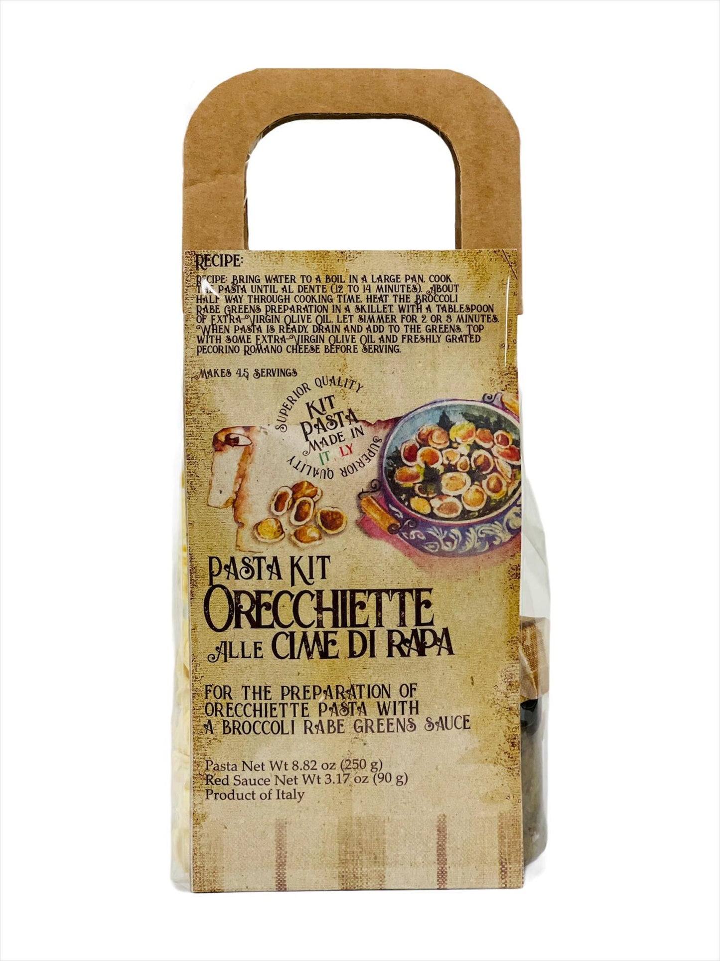 Critelli Pasta Kit, Orecchiette Alle Cime Di Rapa