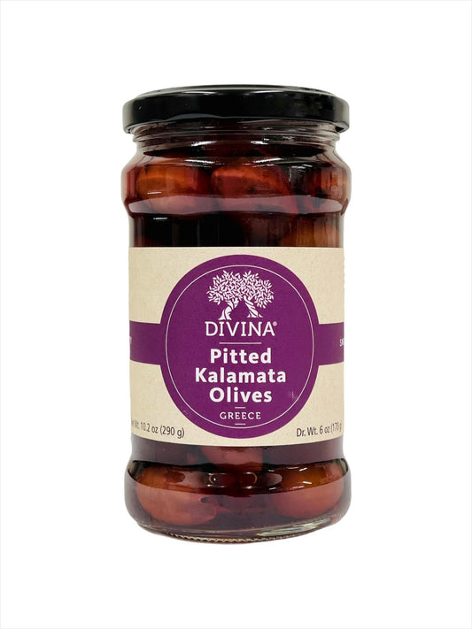 Divina Pitted Kalamata Olives, 6 oz