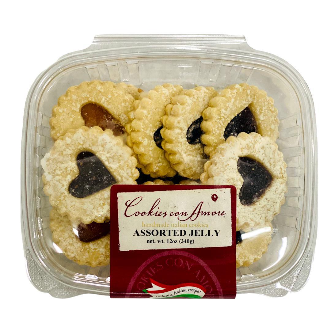 Cookies Con Amore, Assorted Jelly, 12 oz