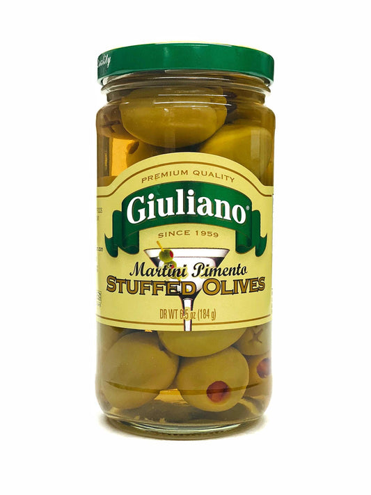 Giuliano Martini Pimento Stuffed Olives, 7 oz