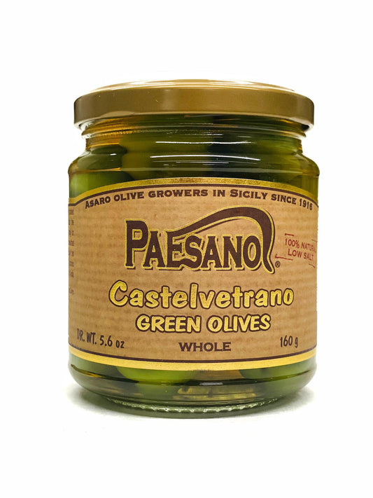Paesano Castelvetrano Green Olives, 16 oz
