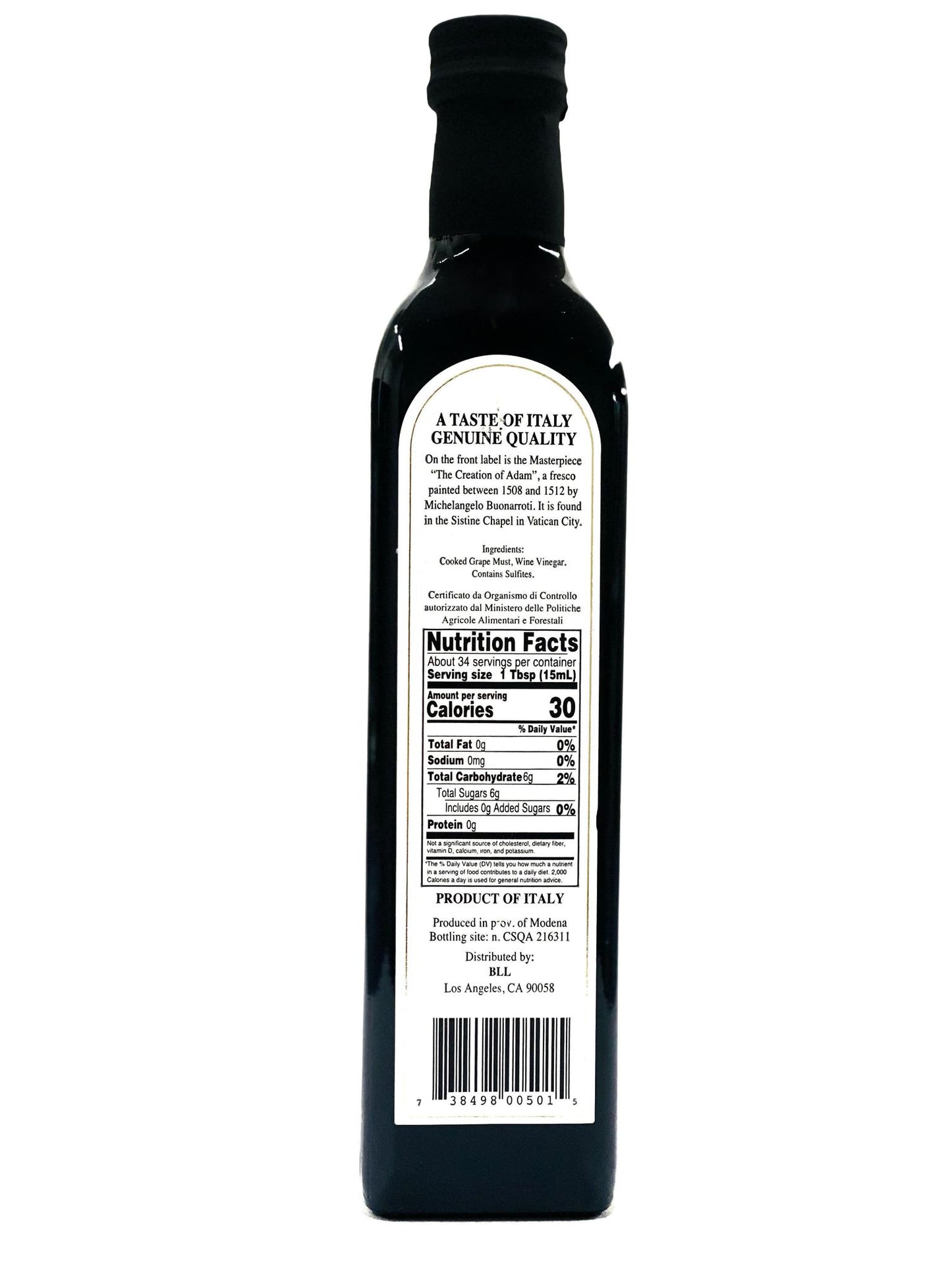 Antica Italia Balsamic Vinegar, 16.9 fl oz