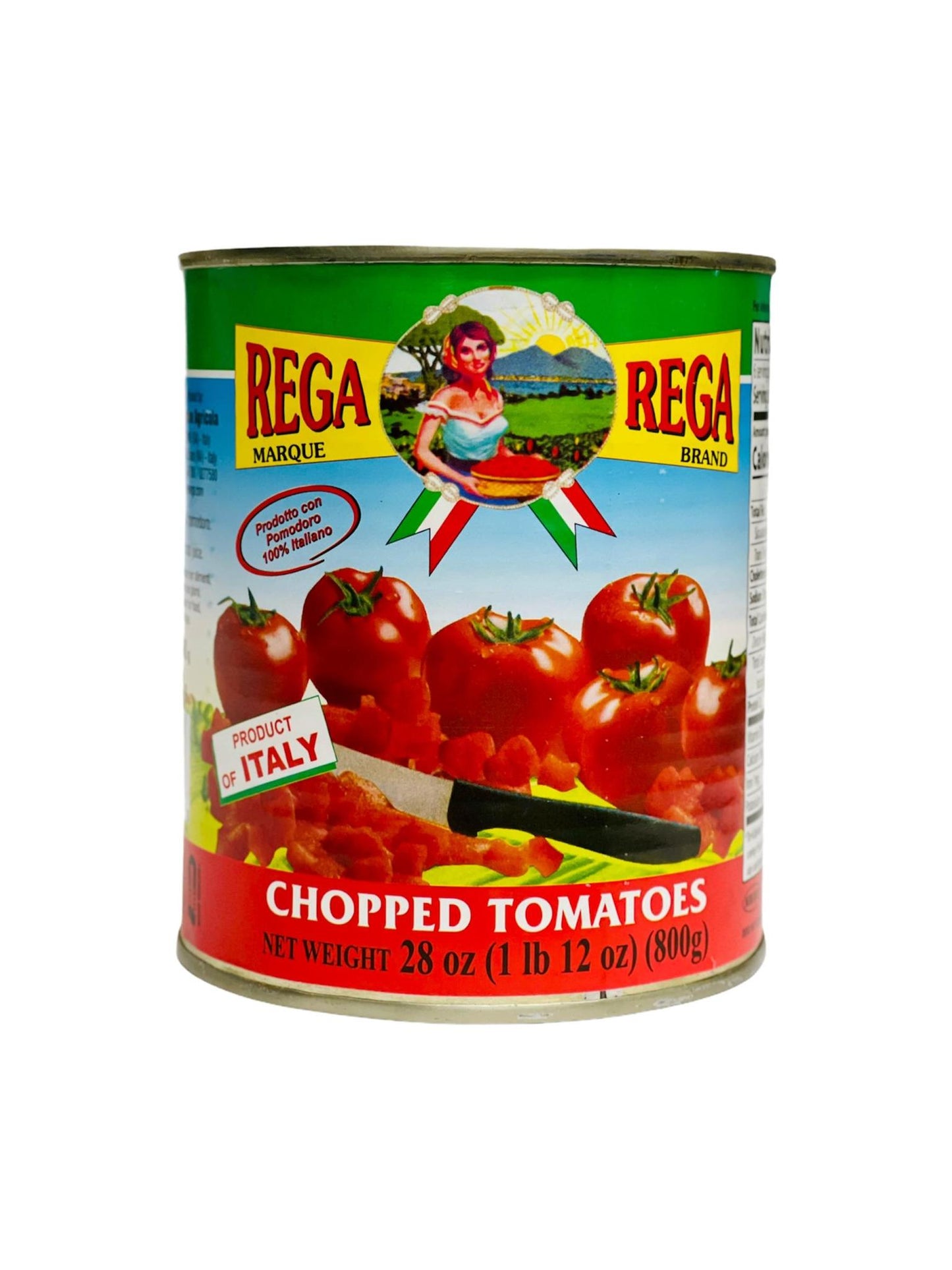 Rega Chopped Tomatoes, 28 oz