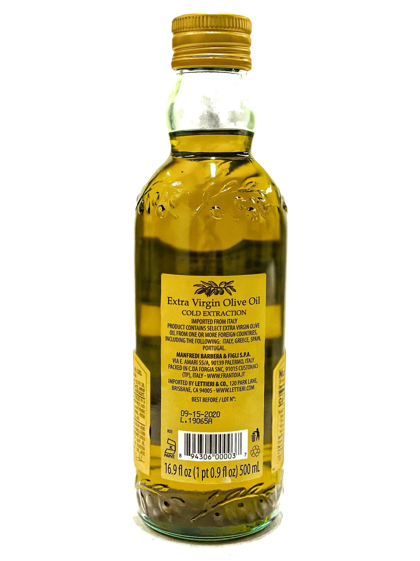 Oleific Frantoia Extra Virgin Olive Oil, 16.9 fl oz