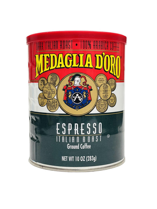 Medaglia D'oro Italian Roast Espresso Coffee, 10 oz