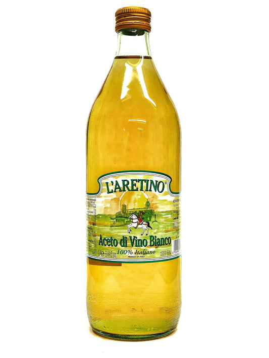 L' Aretino White Wine Vinegar, 33.8 fl oz