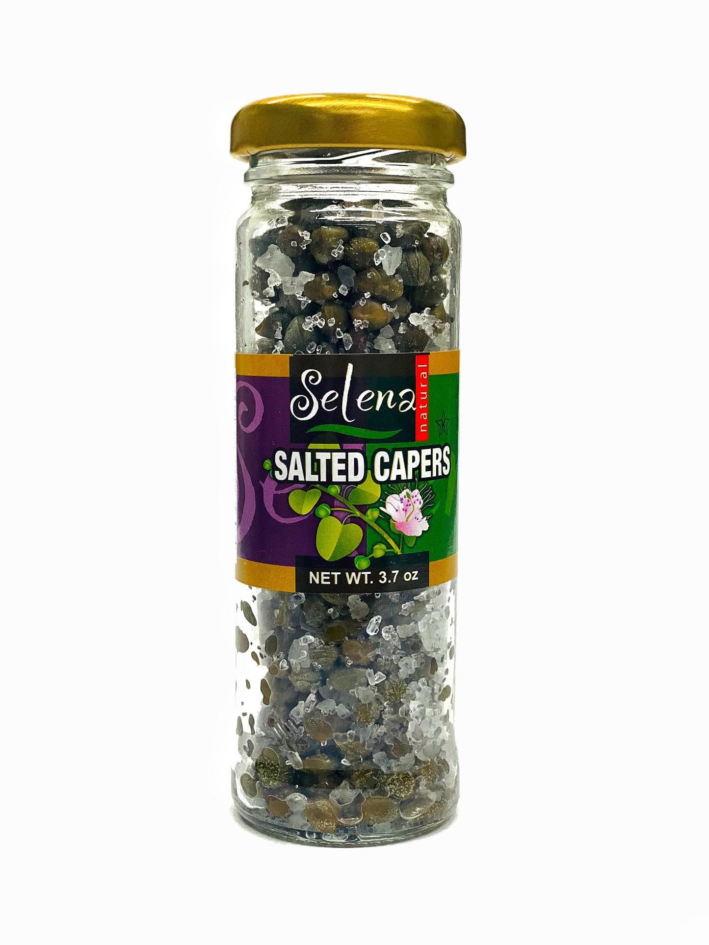 Selena Salted Capers, 3.7 oz