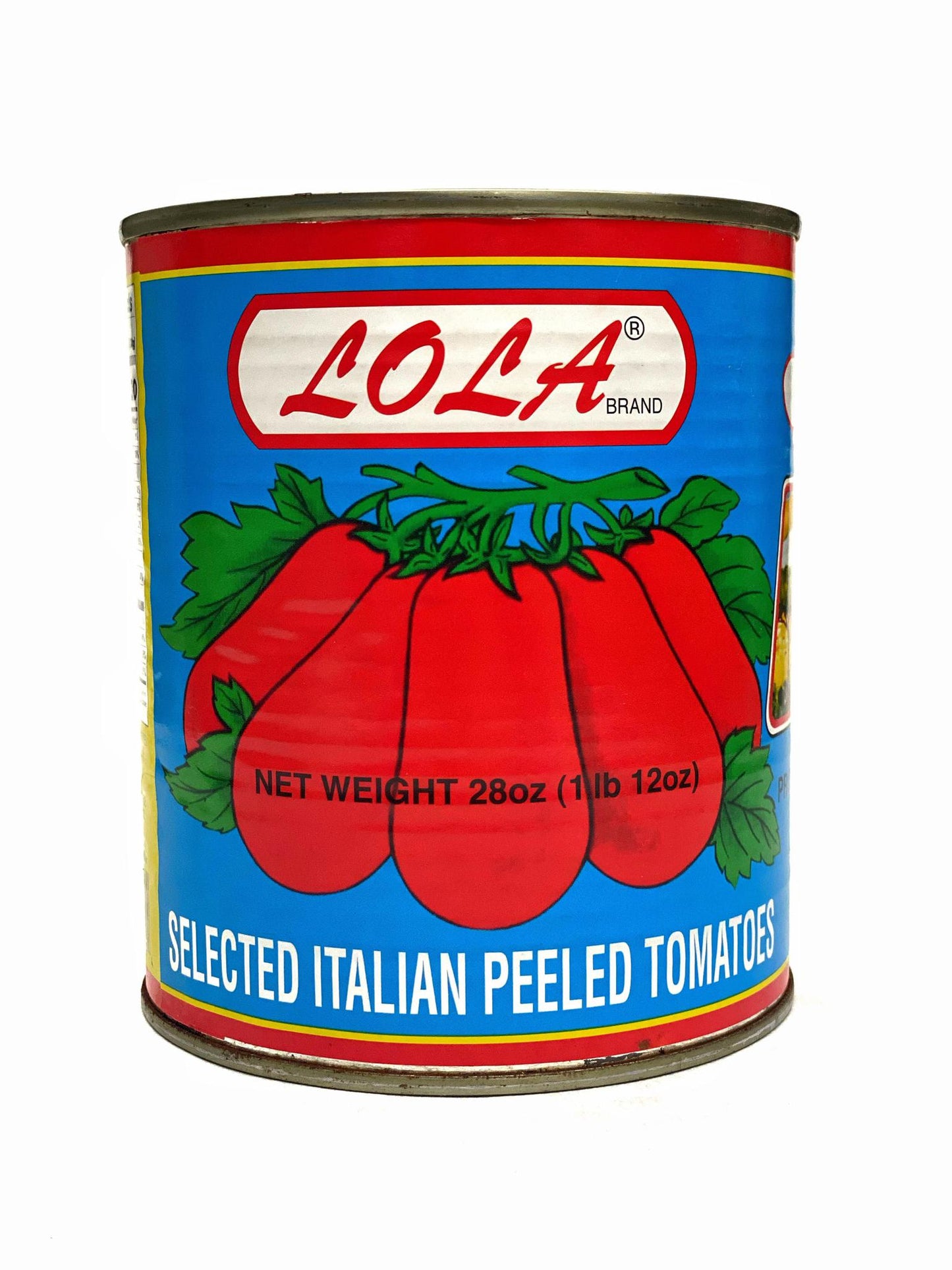 Lola Peeled Tomatoes, 28 oz