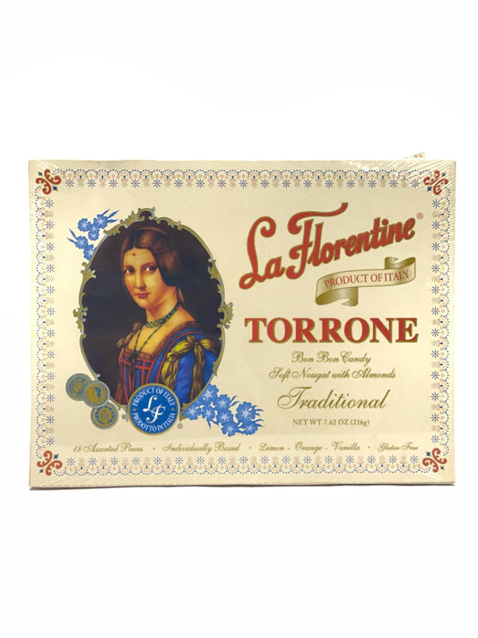 La Florentine Soft Almond Torrone, Assorted Flavors, 18 count