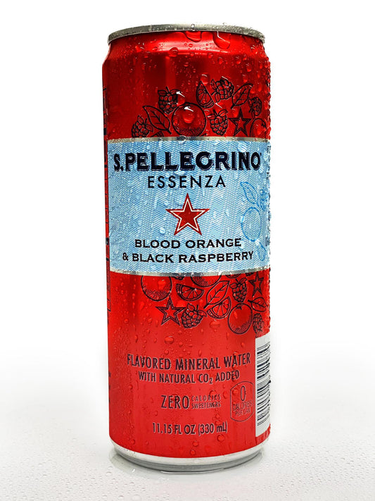 San Pellegrino Blood Orange & Black Raspberry Can, 11.15 fl oz
