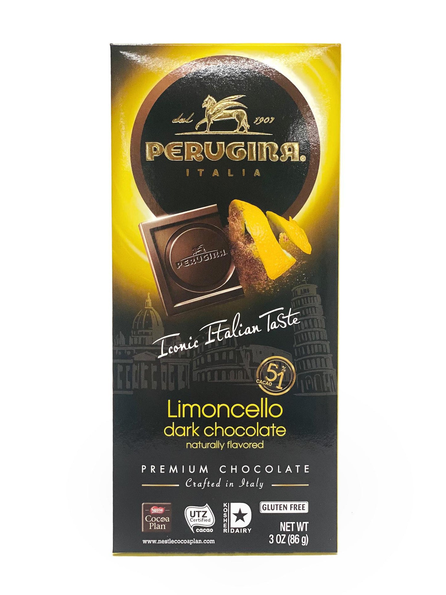 Baci Perugina Dark Chocolate Limoncello, 3 oz